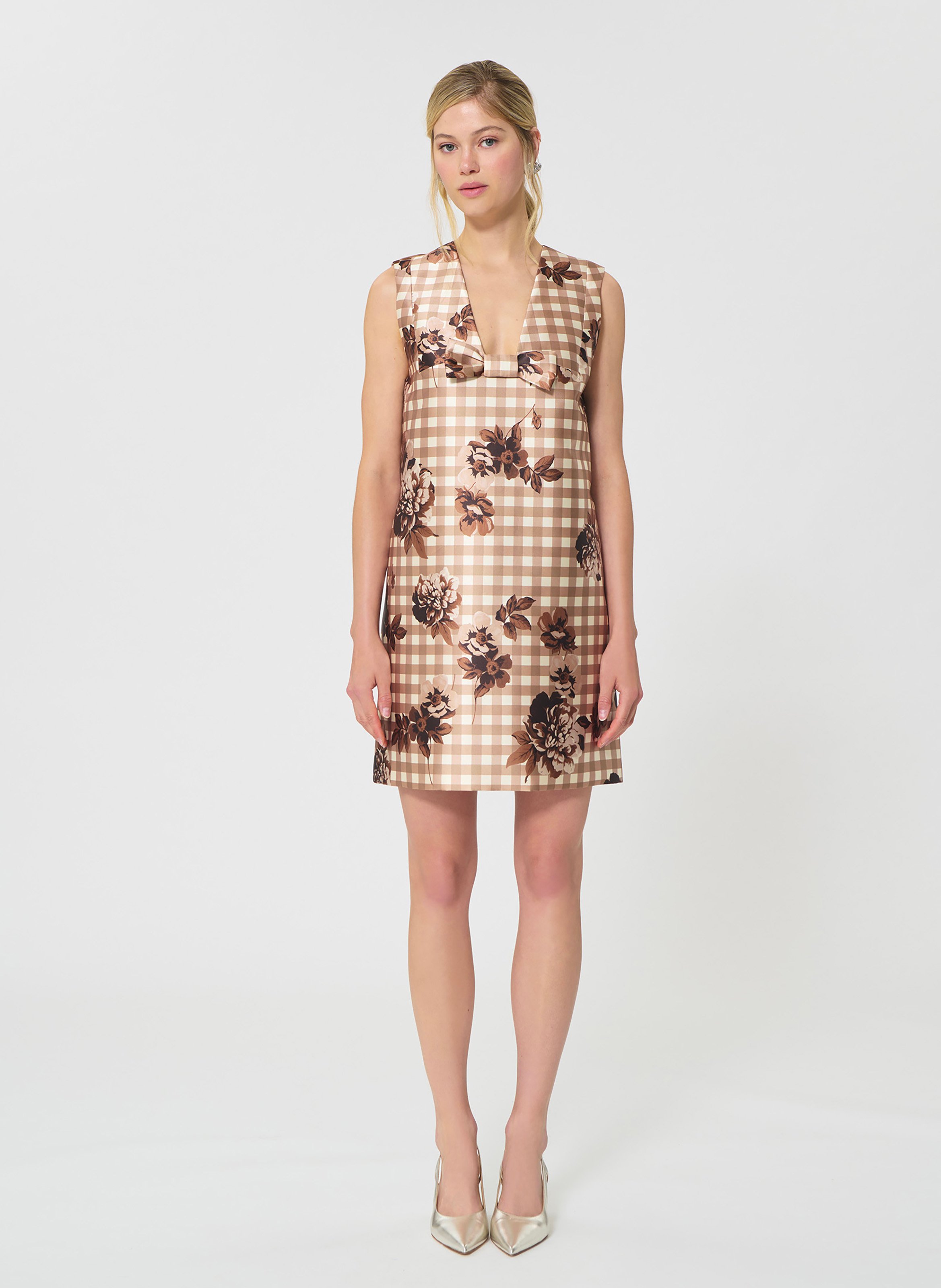 Robe rusane TARA JARMON Beige