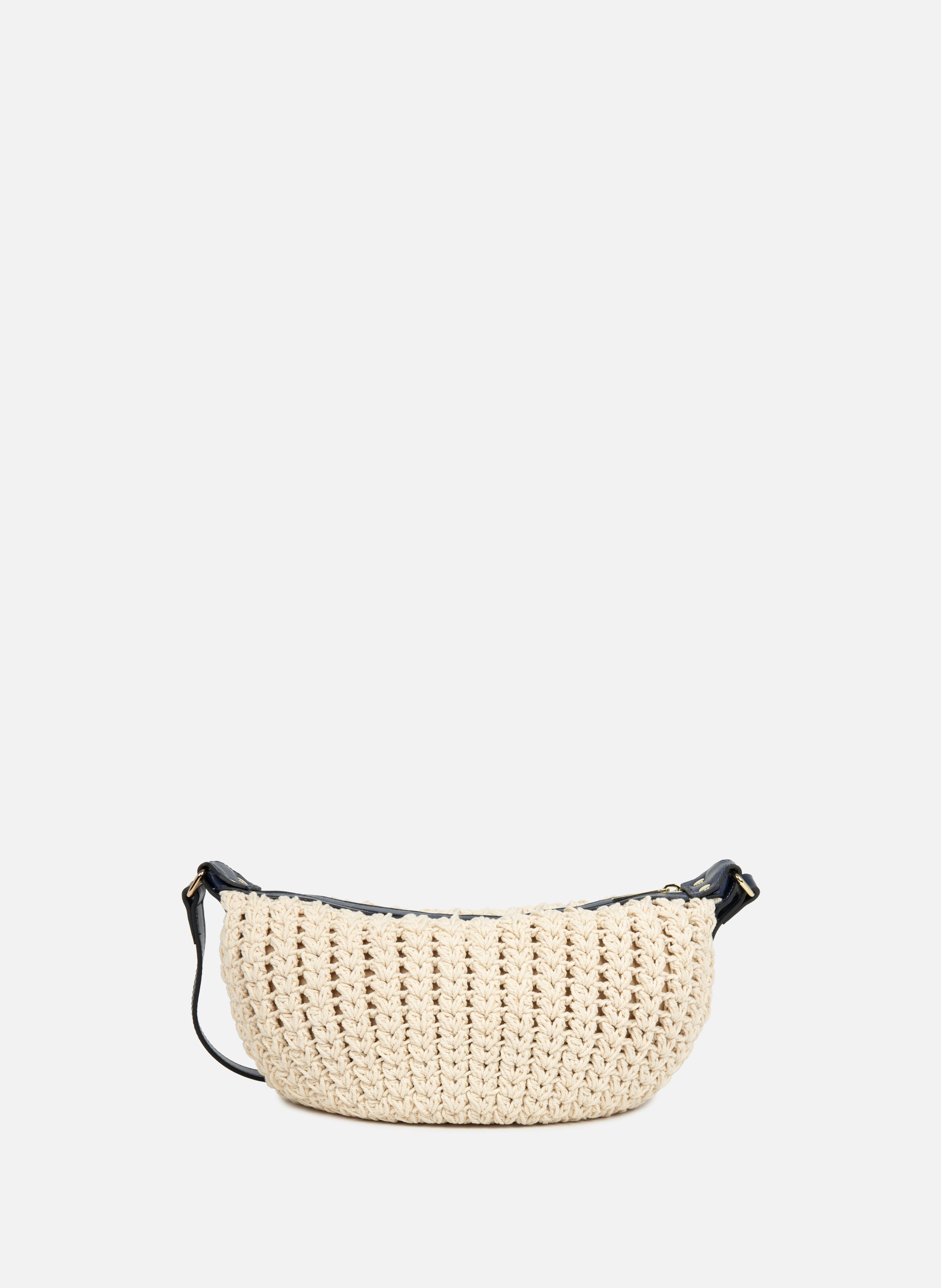 Small shoulder bag - tressé coton LANCASTER Blue