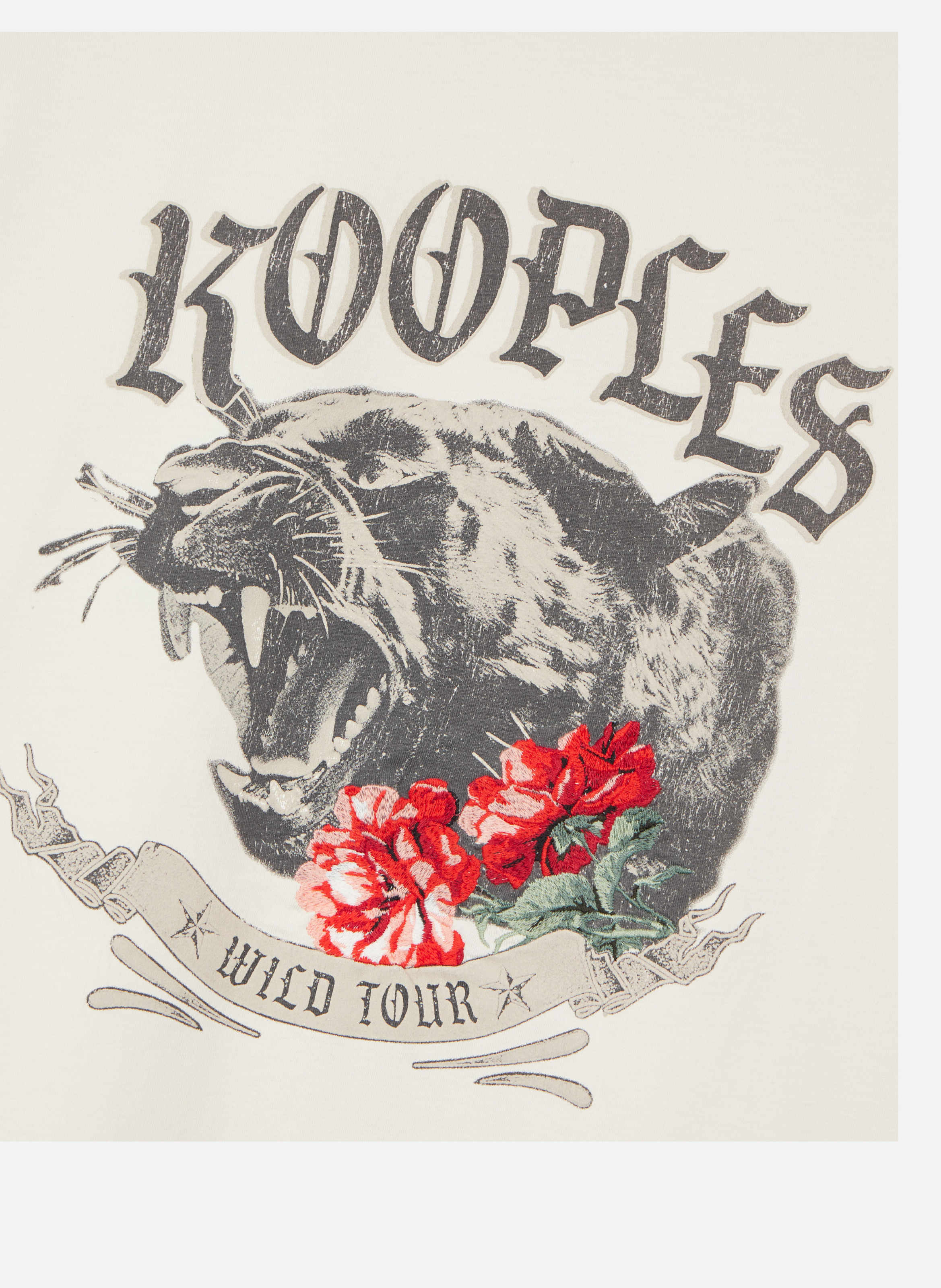 T-shirt avec sérigraphie THE KOOPLES Beige