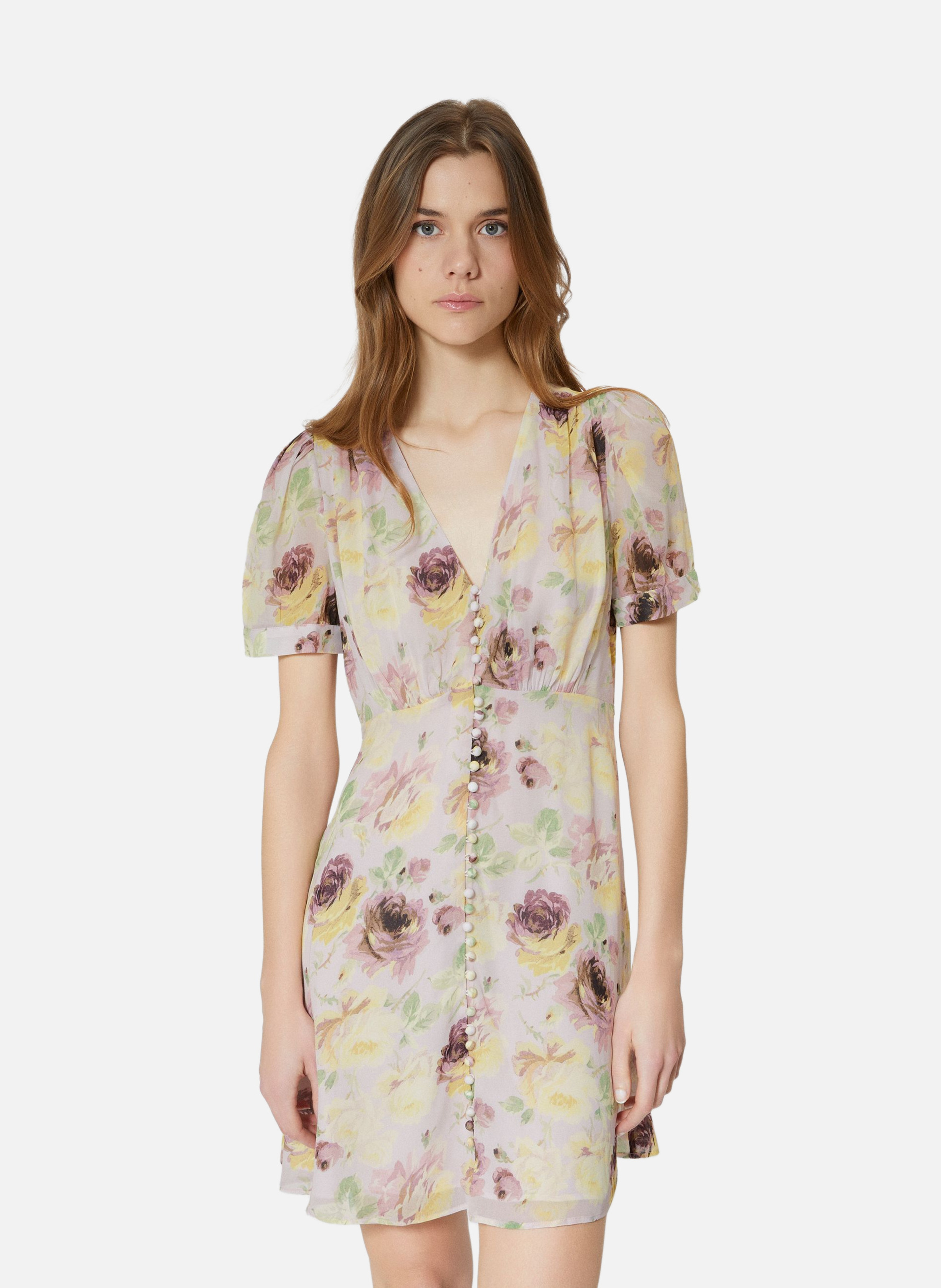 Robe courte imprimé THE KOOPLES Rose