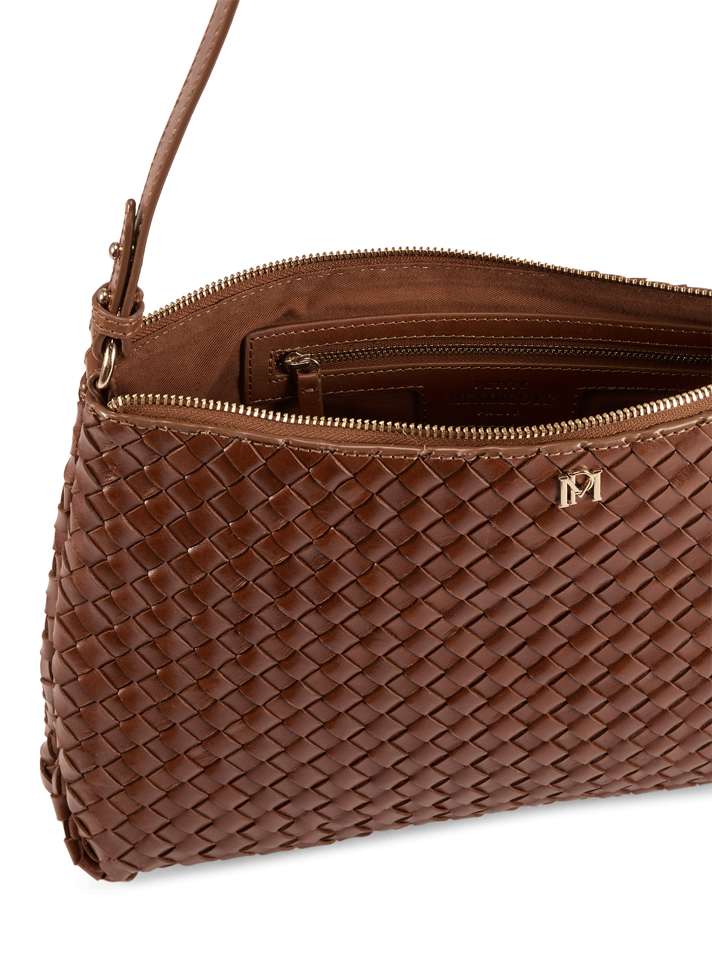 Serion leather handbag PETITE MENDIGOTE Brown