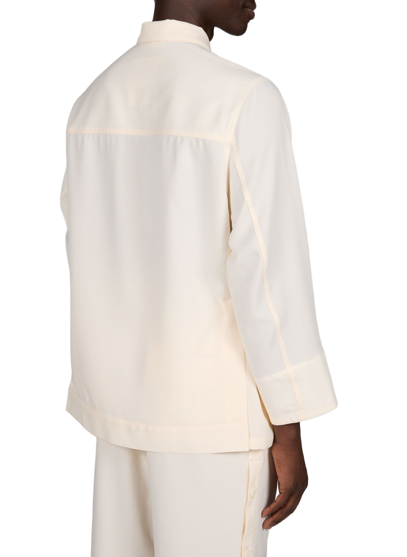 V-neck blazer WANSIE White