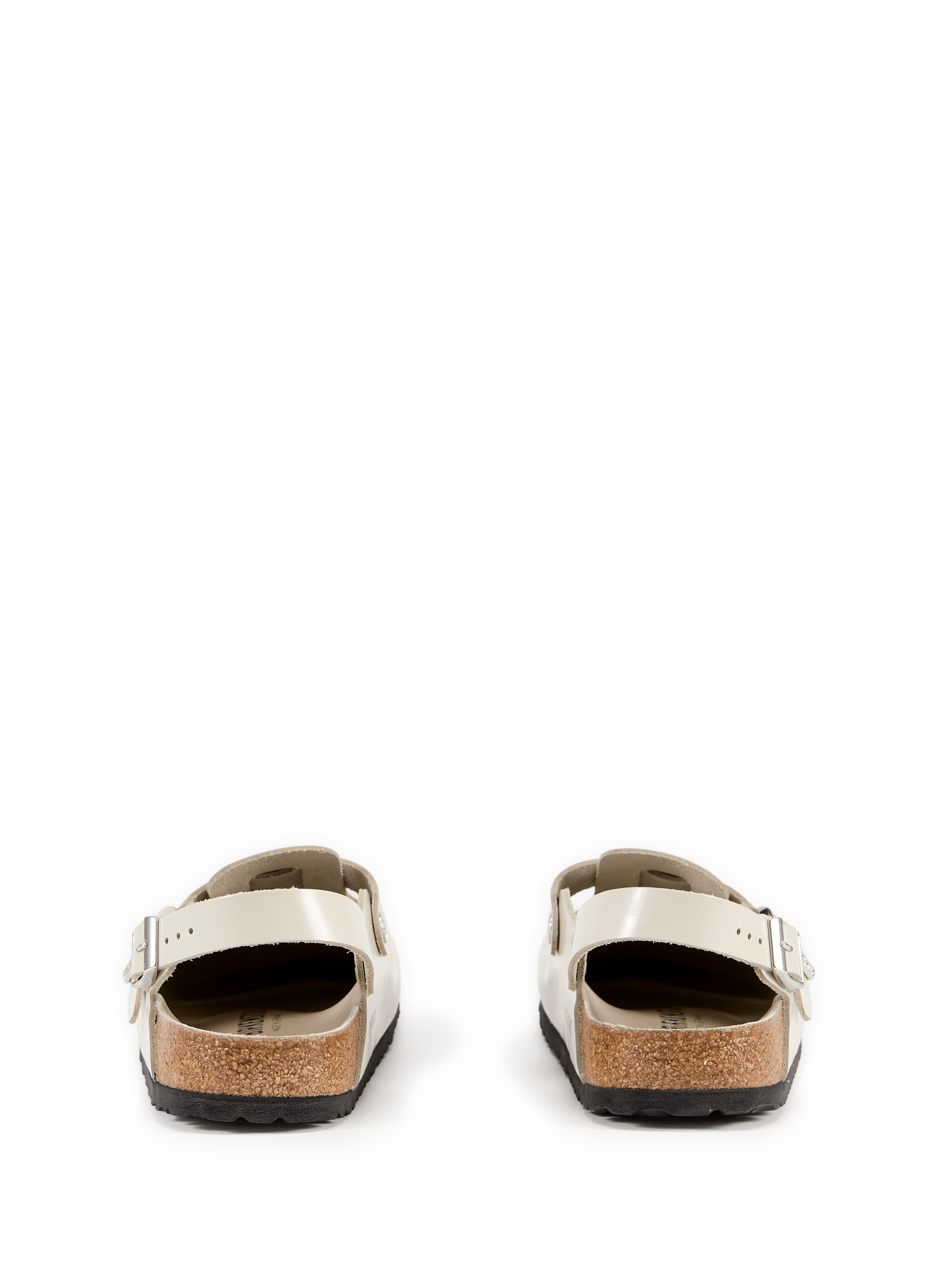 Klompen Tokio II van natuurlijk leer BIRKENSTOCK Beige