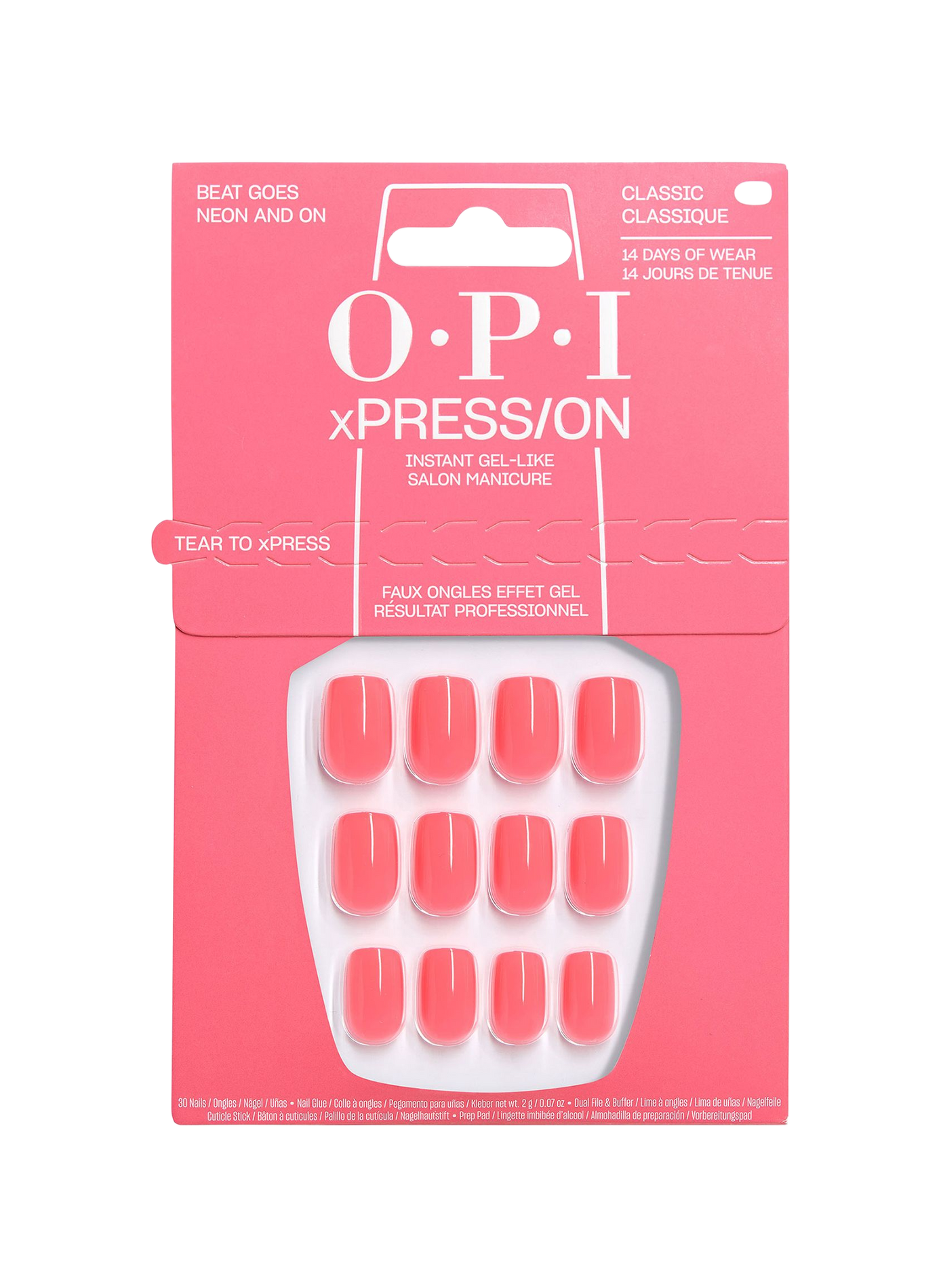 xPress/On - Beat Goes Neon and On OPI No color