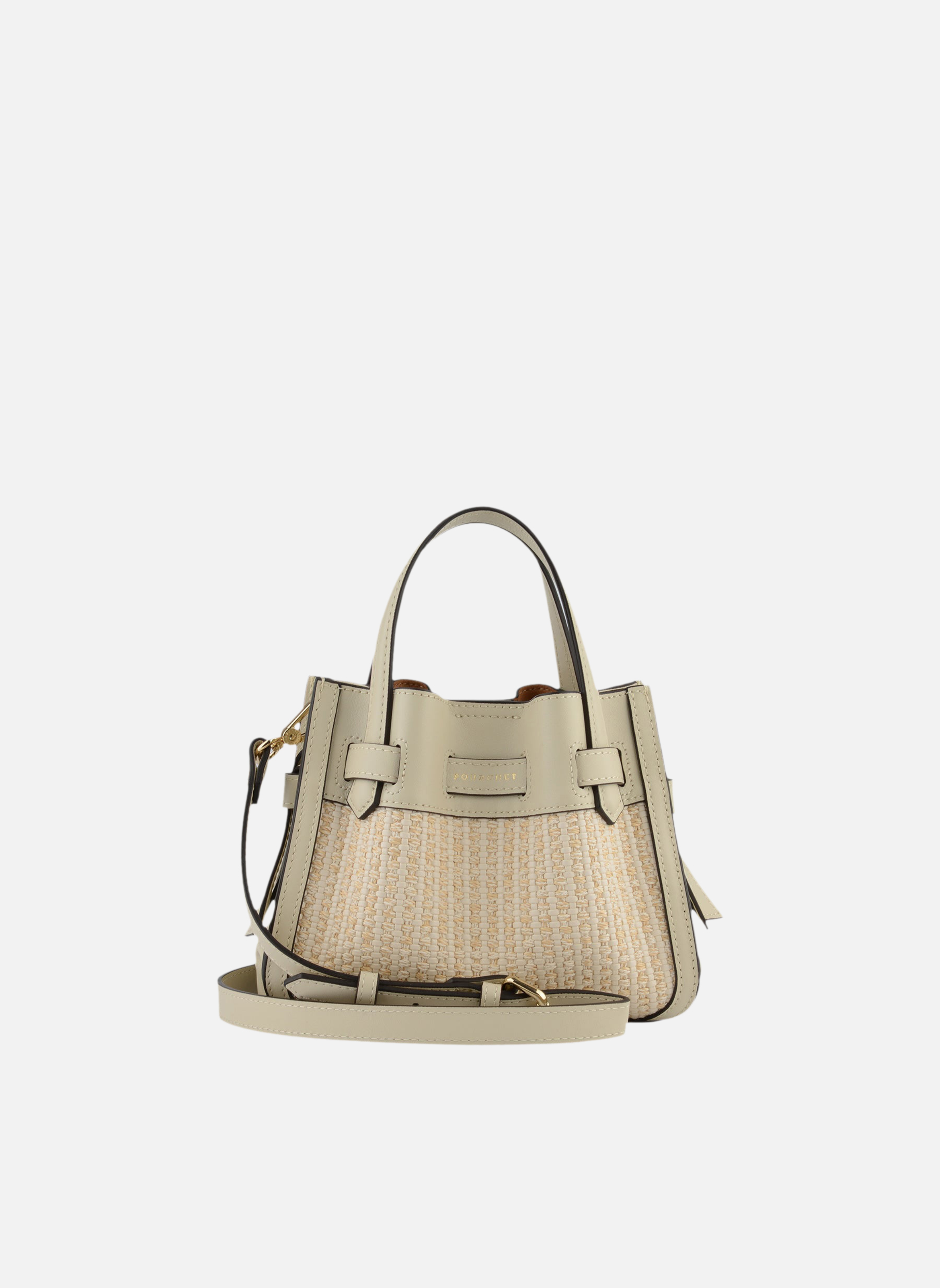 Blossom tressé | sac à main POURCHET Beige