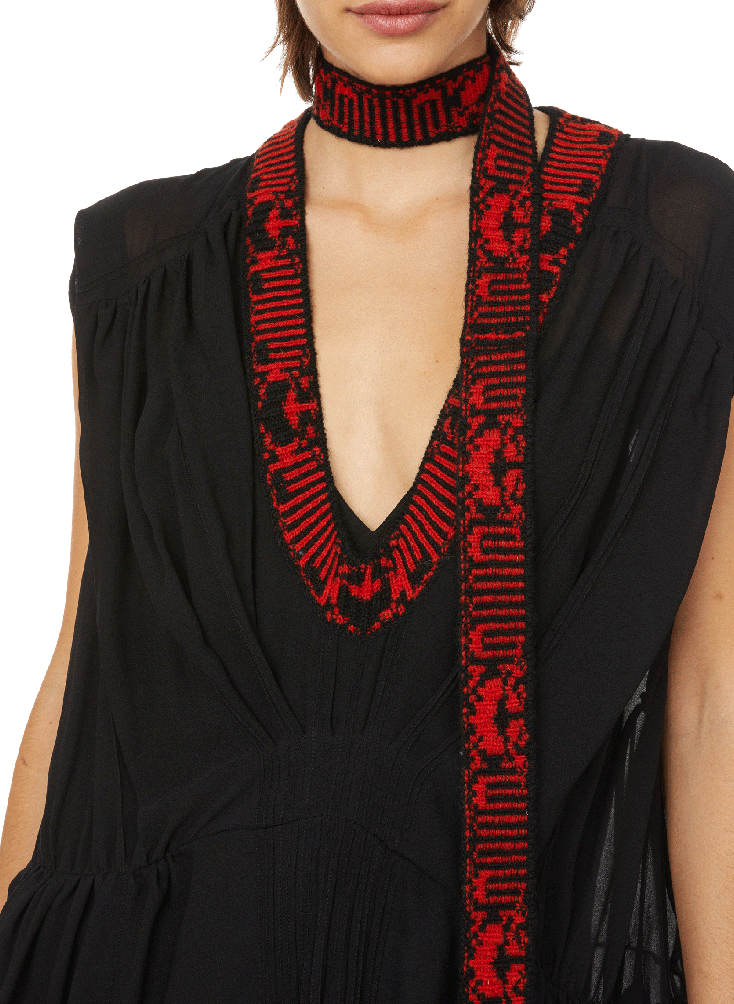 Robe en voile PRADA Multicolore