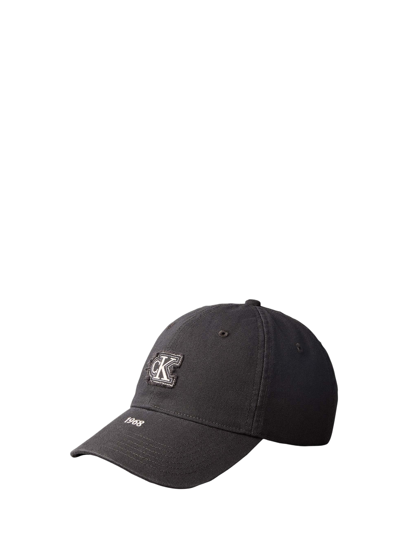 Cotton baseball cap with embroidered logo  CALVIN KLEIN Black