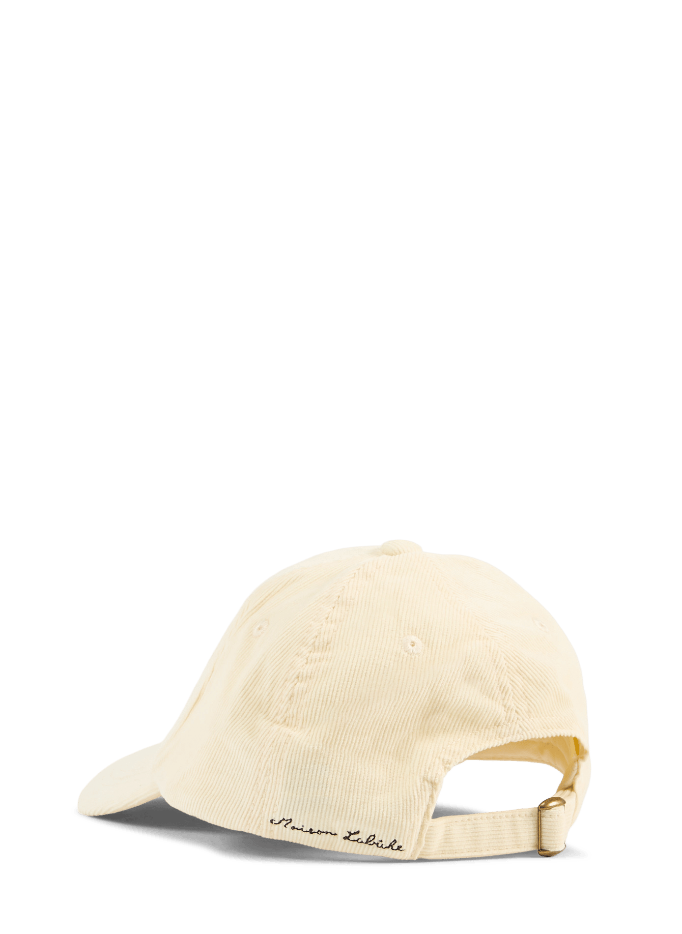 Casquette brodée Friends and Coffee en coton MAISON LABICHE Beige