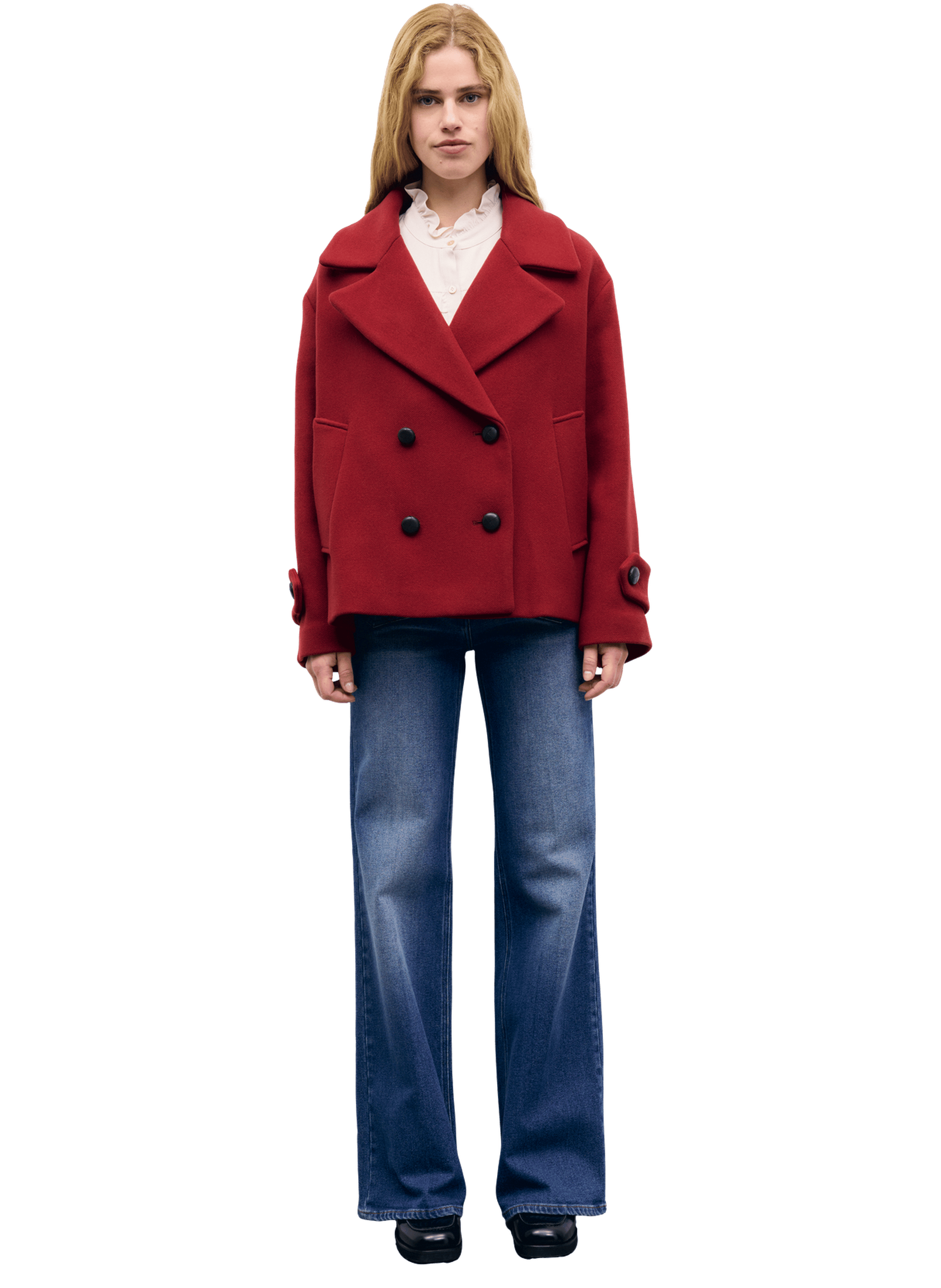 Caban court - alla GERARD DAREL Rouge