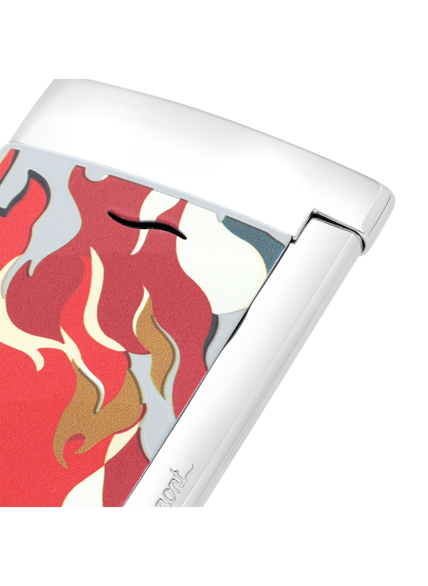 Matte Slim 7 Camo Lighter S.T. DUPONT Red