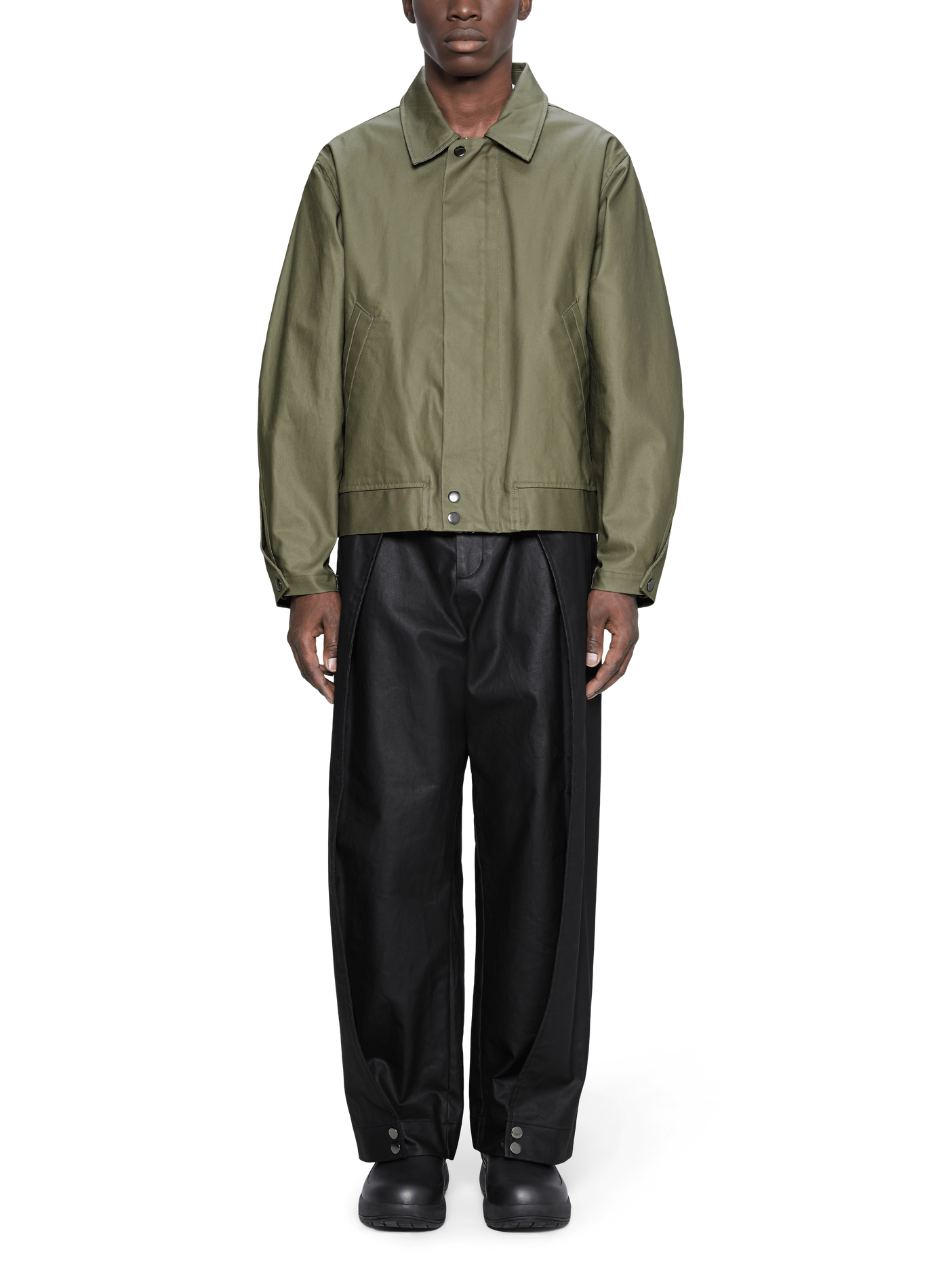 Blouson en coton RAINS Kaki
