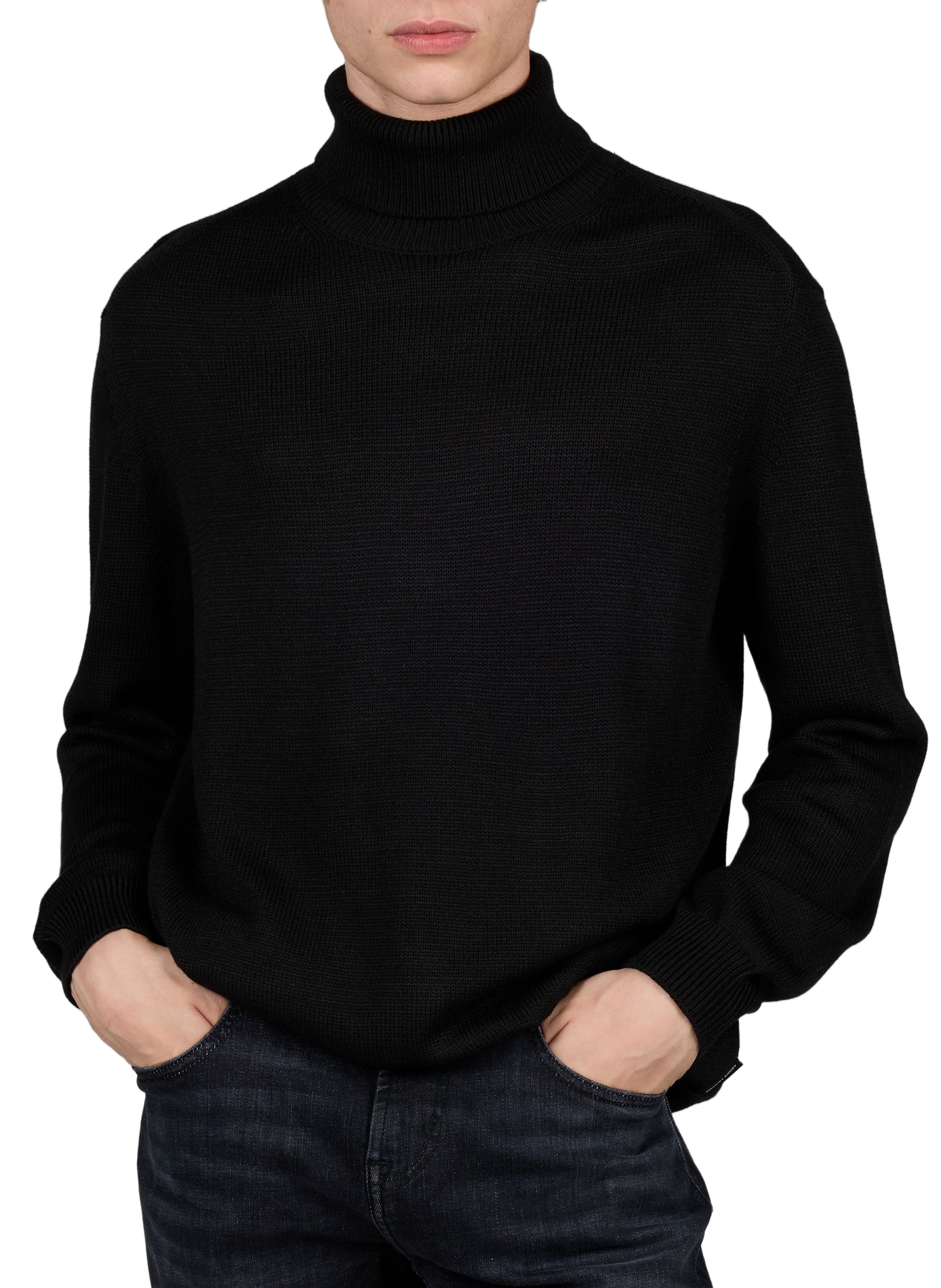 Pull col roulé ARMANI EXCHANGE Noir