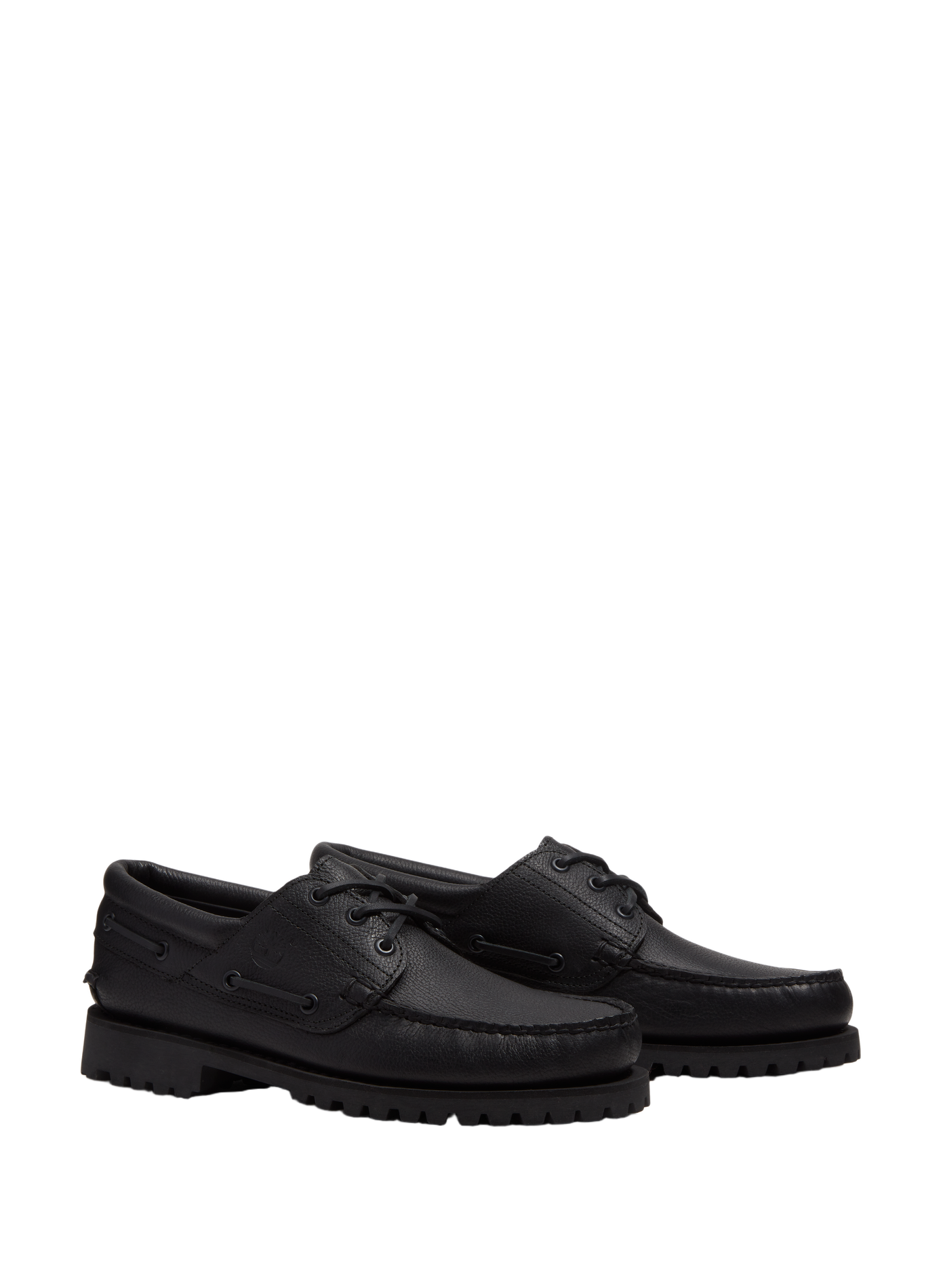 Scalloped leather loafers TIMBERLAND Black