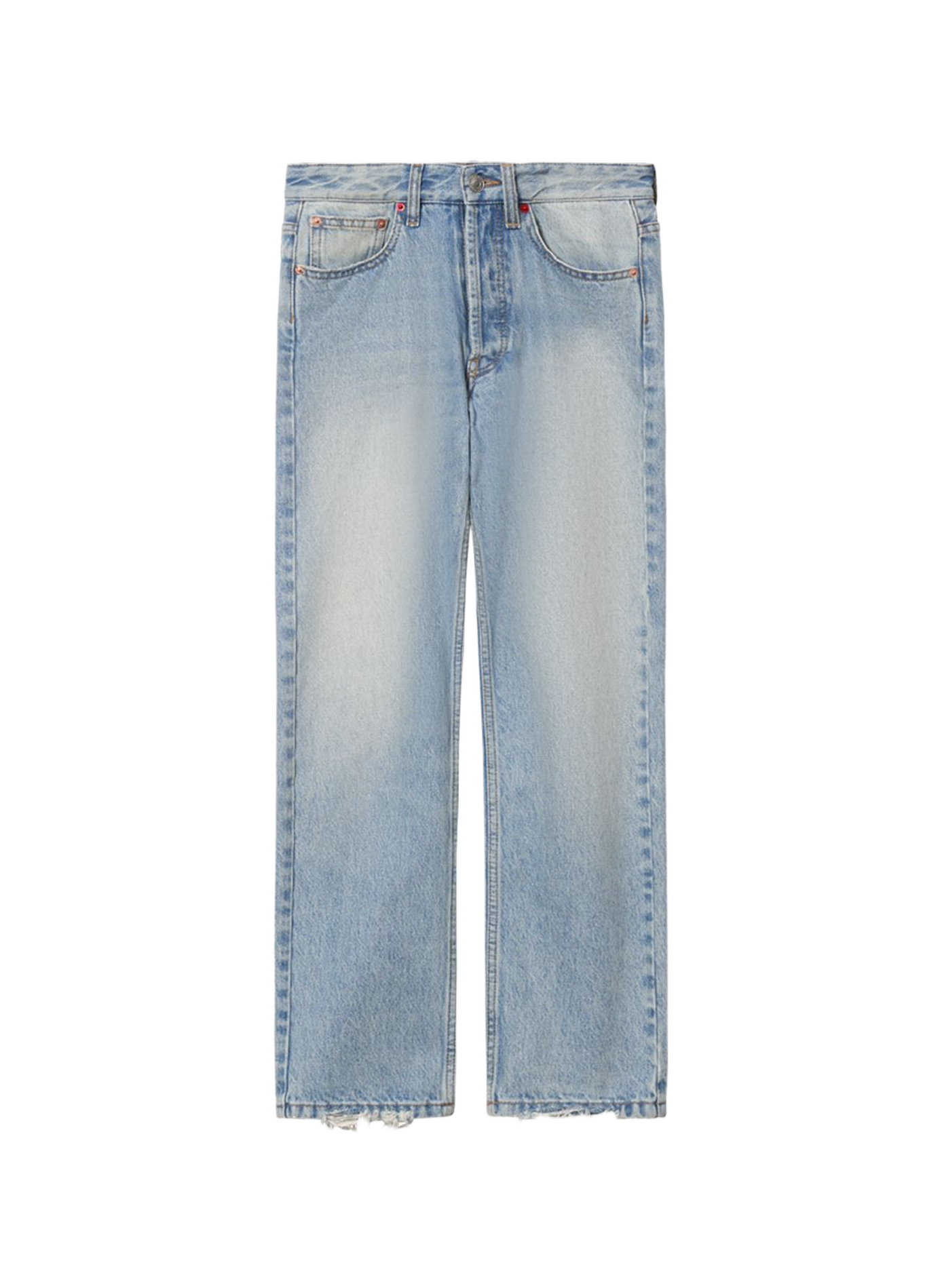 Daya Cropped Jeans in Cotton Denim ISABEL MARANT Blue