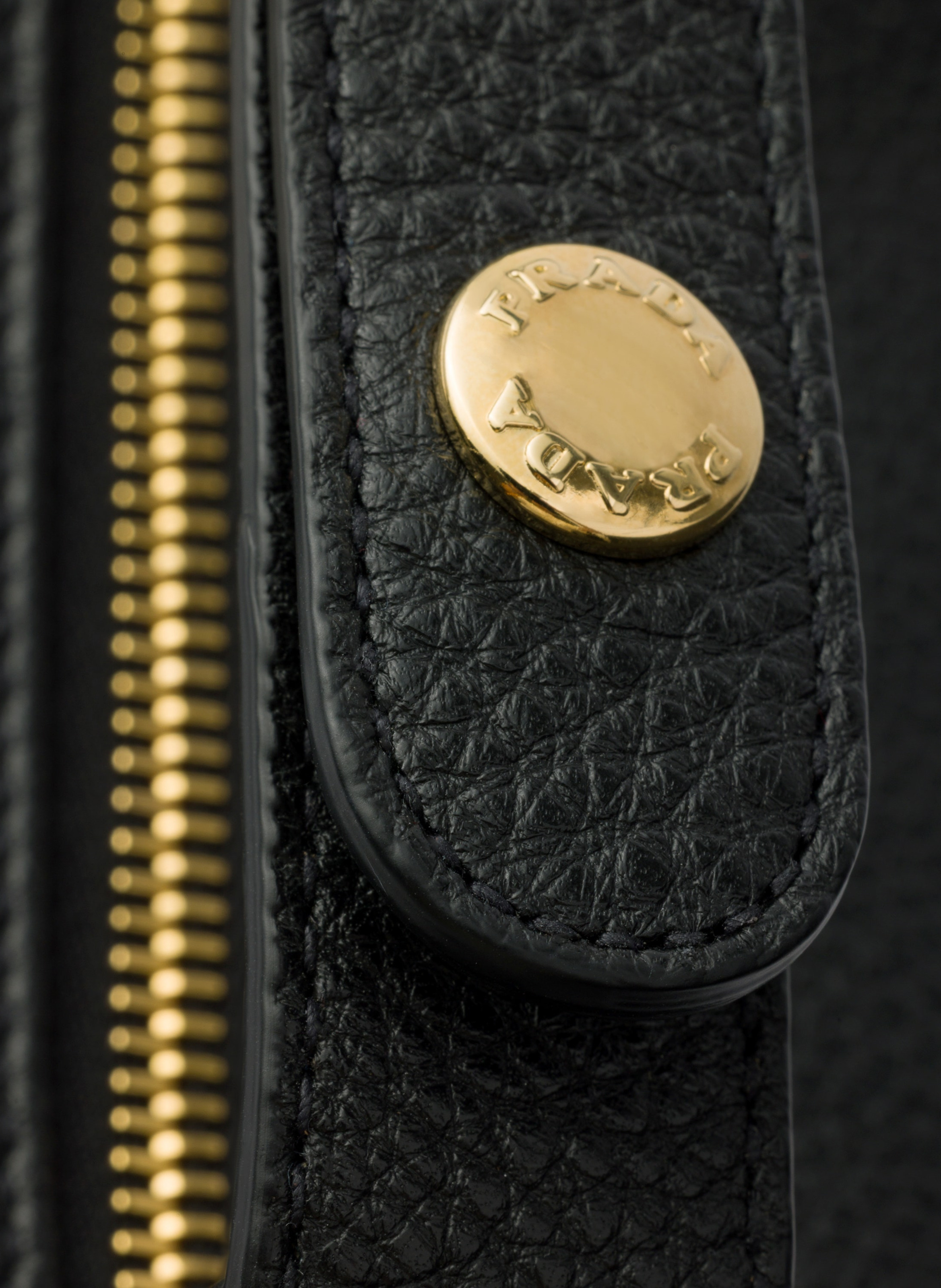 Mini sac prada chérie en cuir PRADA Noir