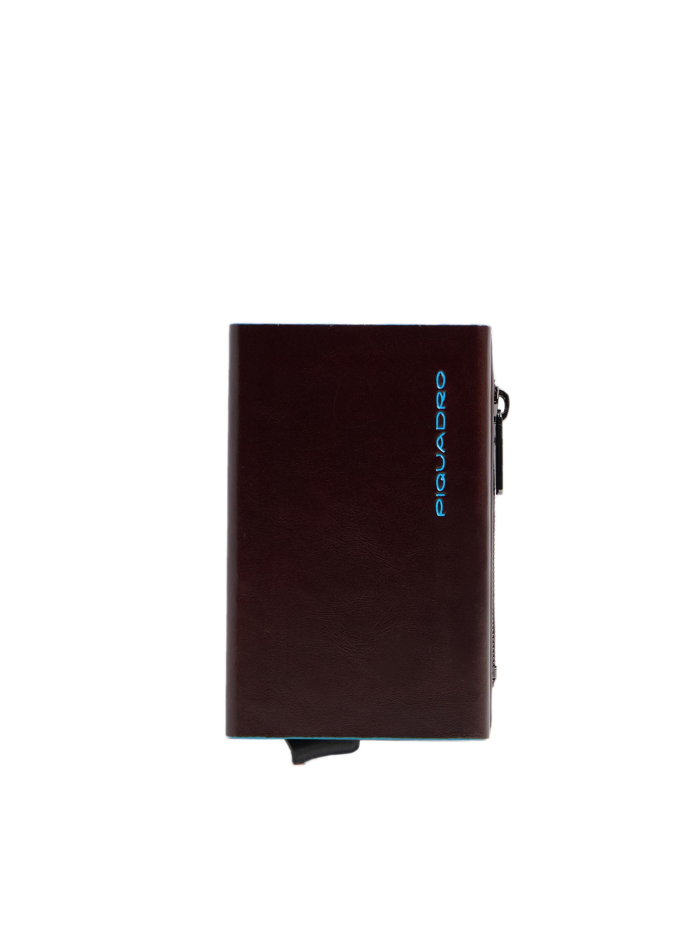 Compact leather wallet with pop-up card holder PIQUADRO Brown