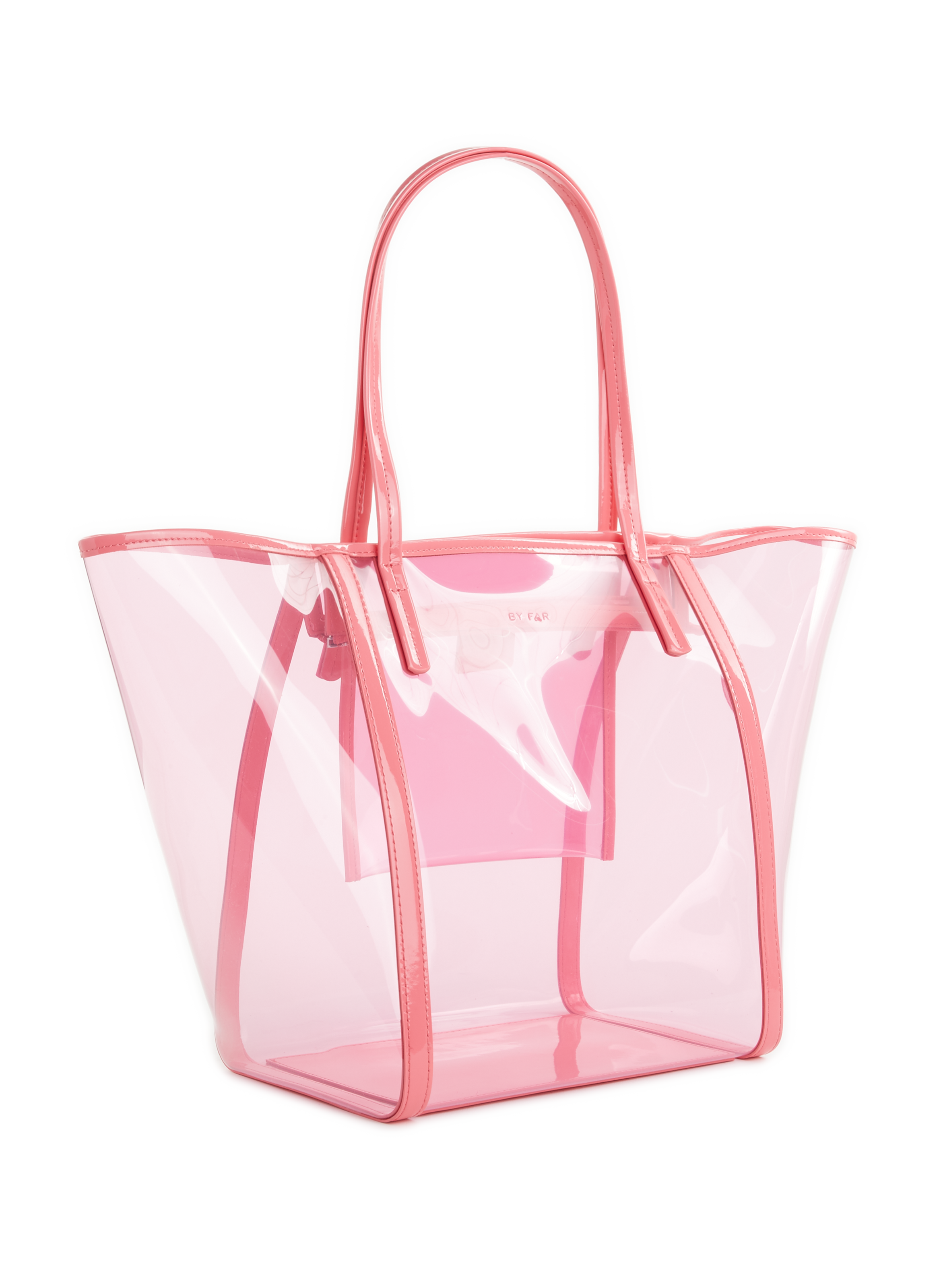 Sac cabas en transparence  BY FAR Rose