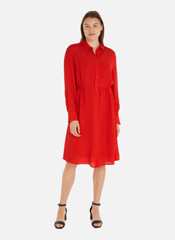 Robe tommy best sale hilfiger femme rouge