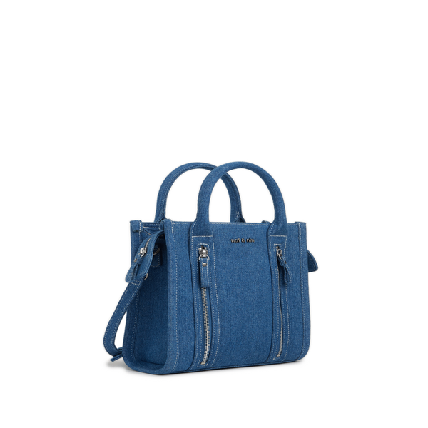 Nat & Nin Mini Opéra Handbag In Blue