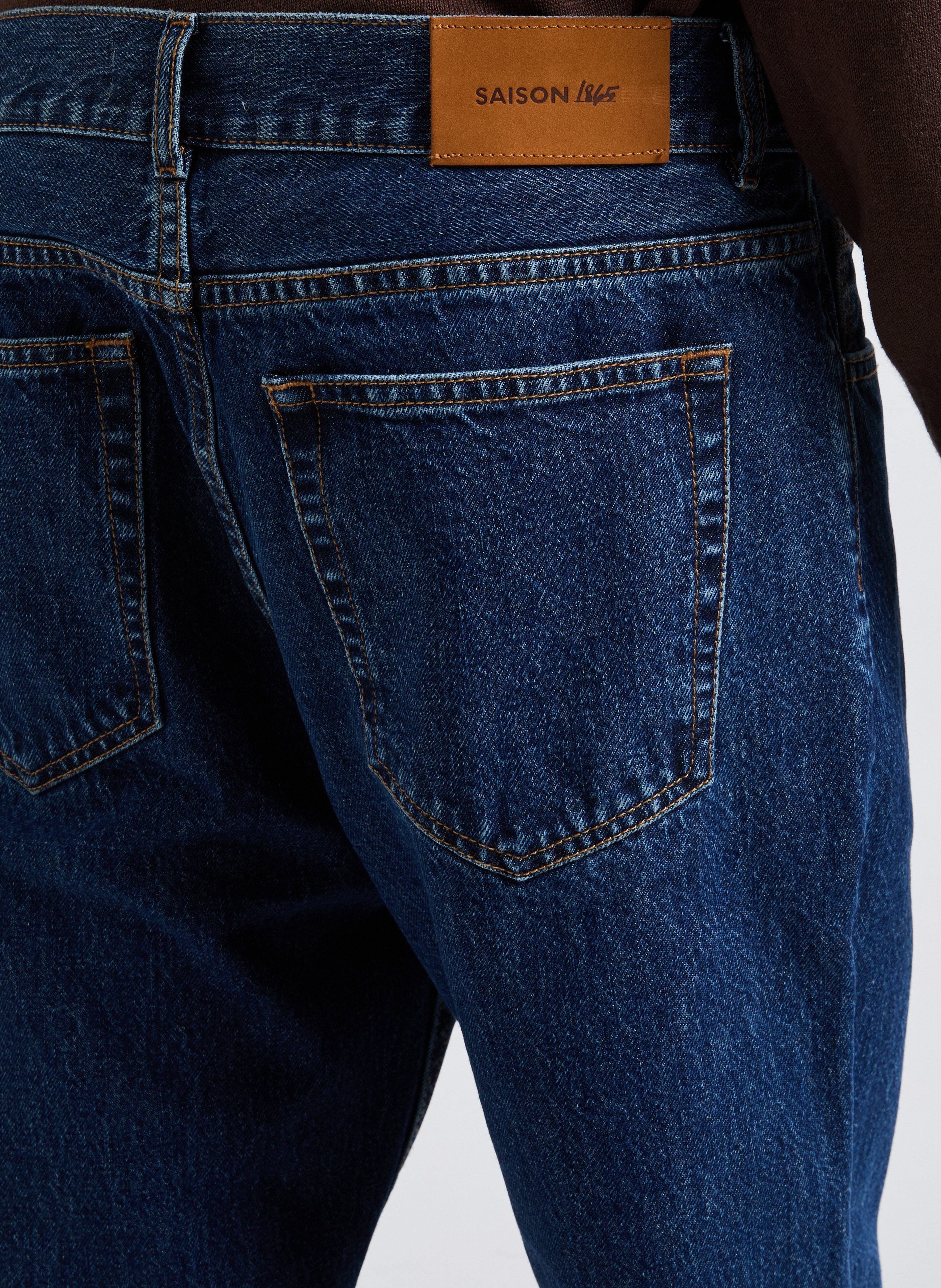 Jean slim Alpha en coton mélangé SAISON 1865 Bleu