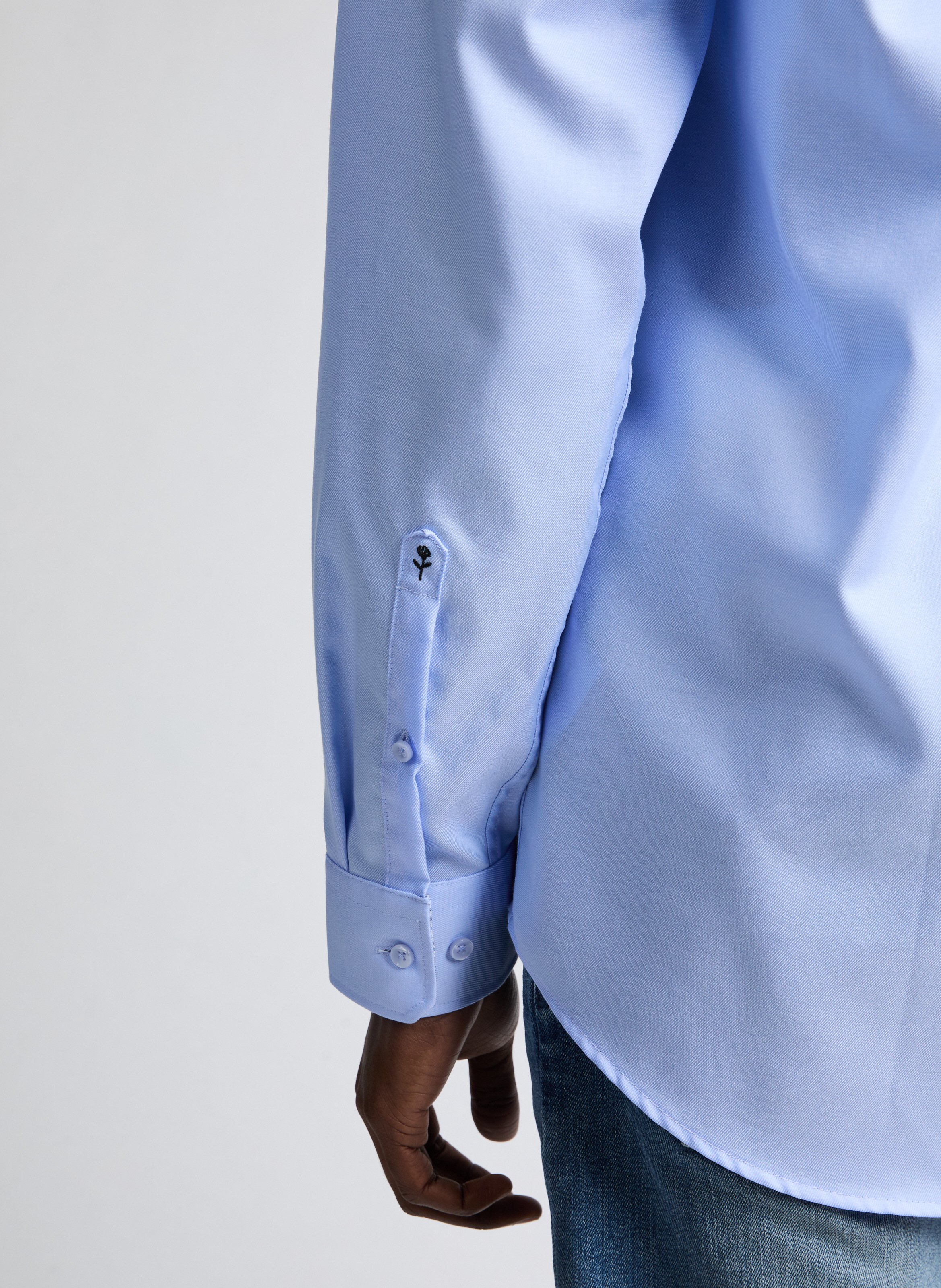 Linen shirt SEIDENSTICKER Blue