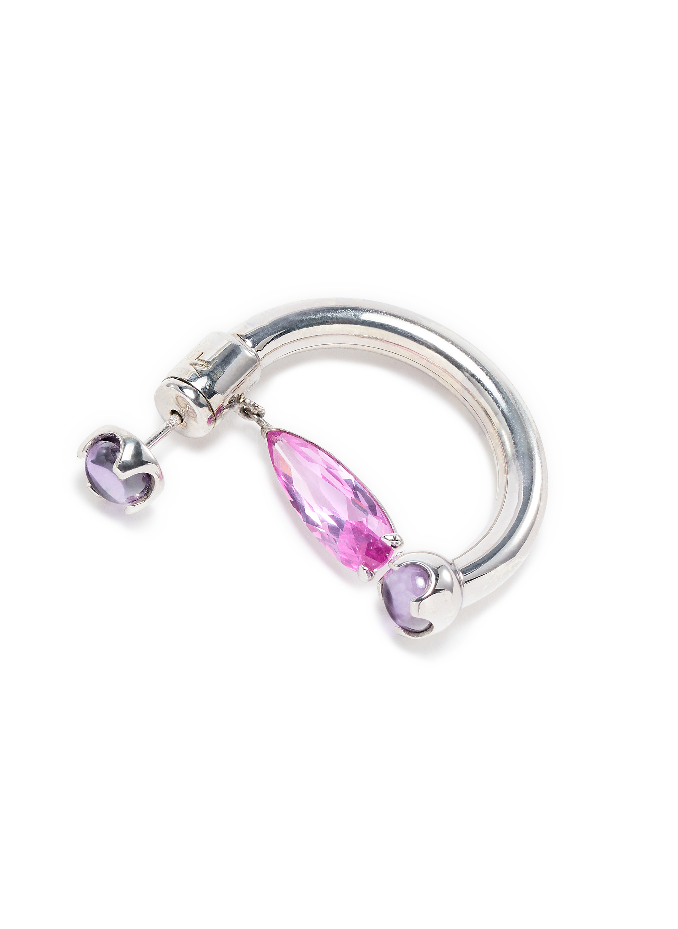 Boucles d&#039;oreille Fantasy Pink Drip  ALAN CROCETTI Argent