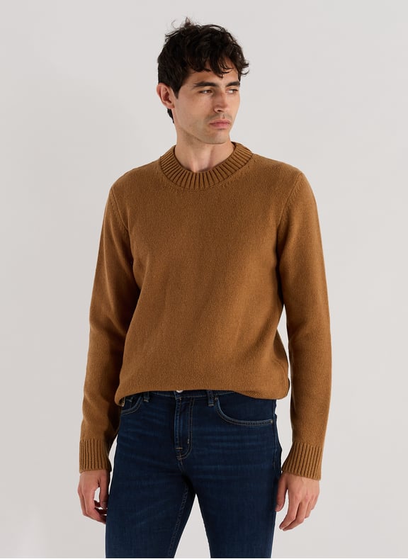 Plain jumper Brown by AU PRINTEMPS PARIS AU PRINTEMPS PARIS Plain jumper Brown