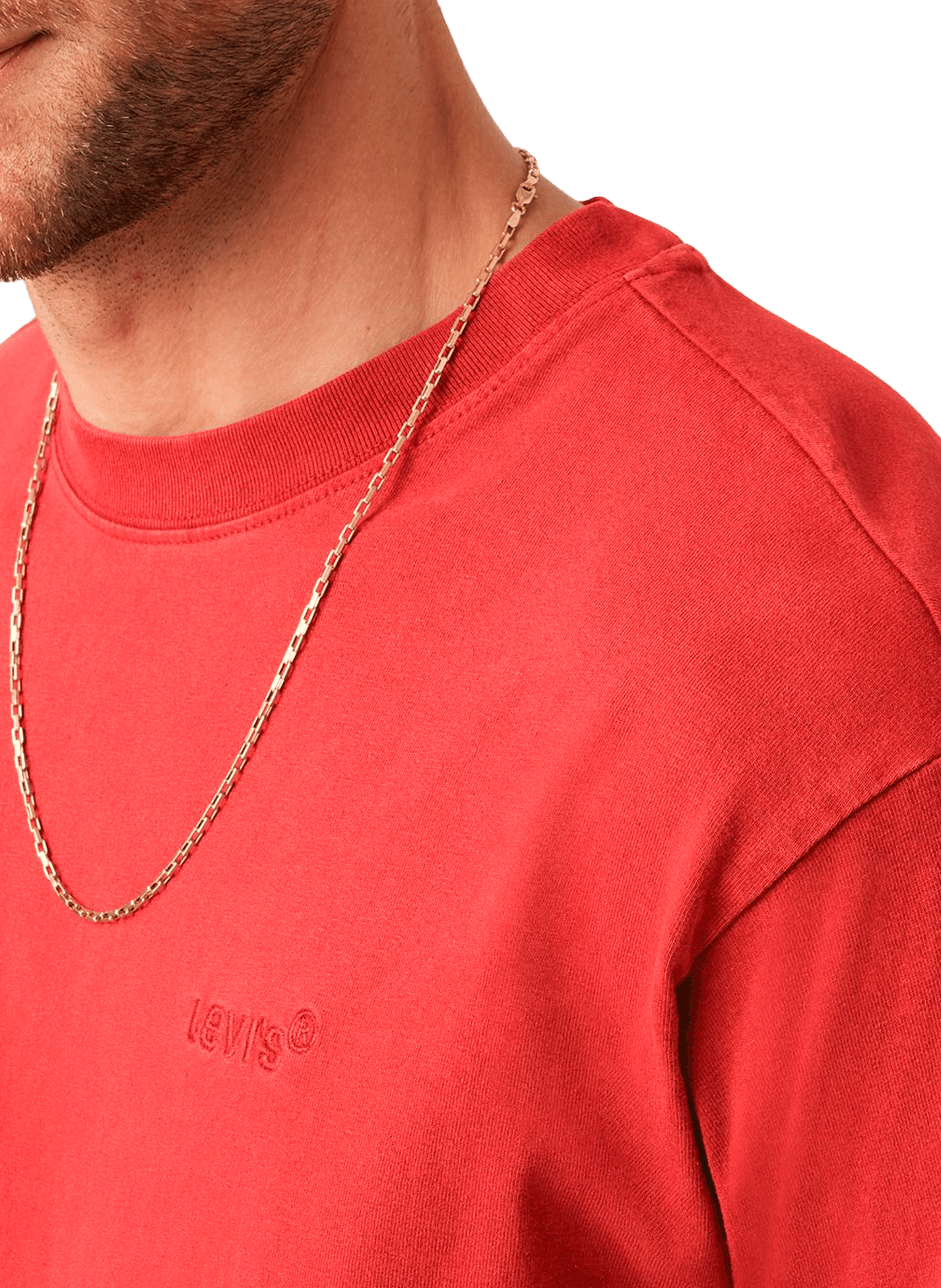 T-shirt en coton LEVI'S Rouge