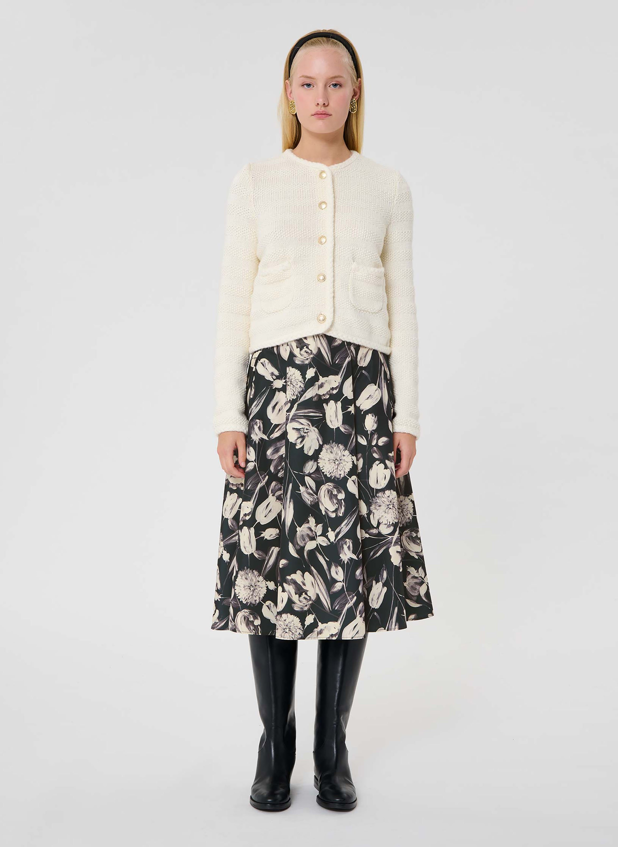 Gilet giuda TARA JARMON Blanc