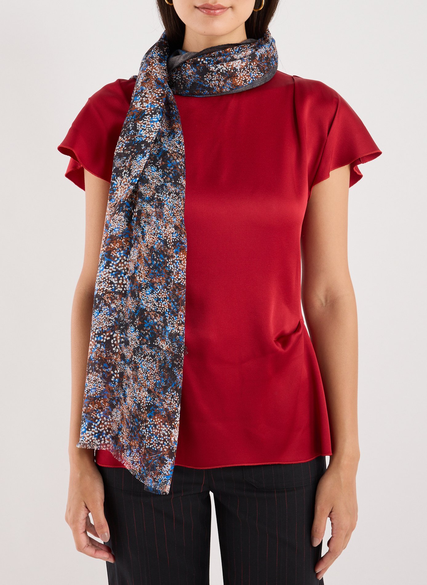 Foulard à motif AU PRINTEMPS PARIS Multicolore