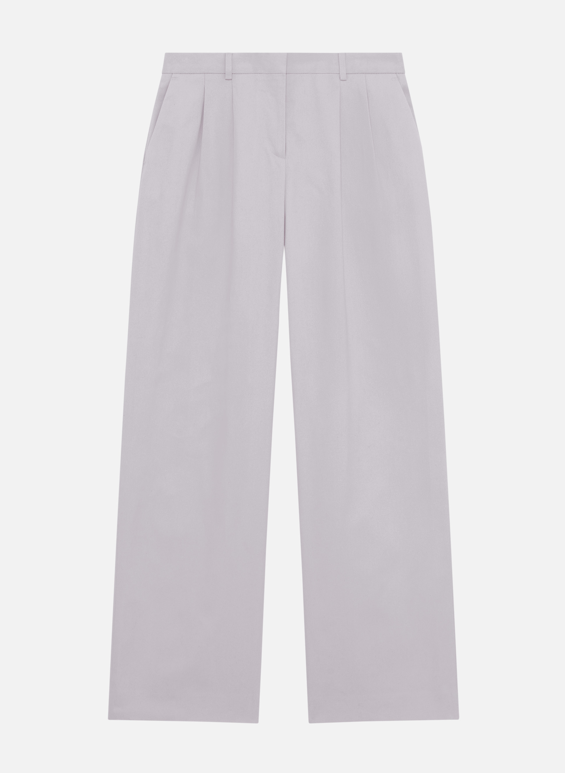 Pantalon de tailleur droit THE KOOPLES Violet
