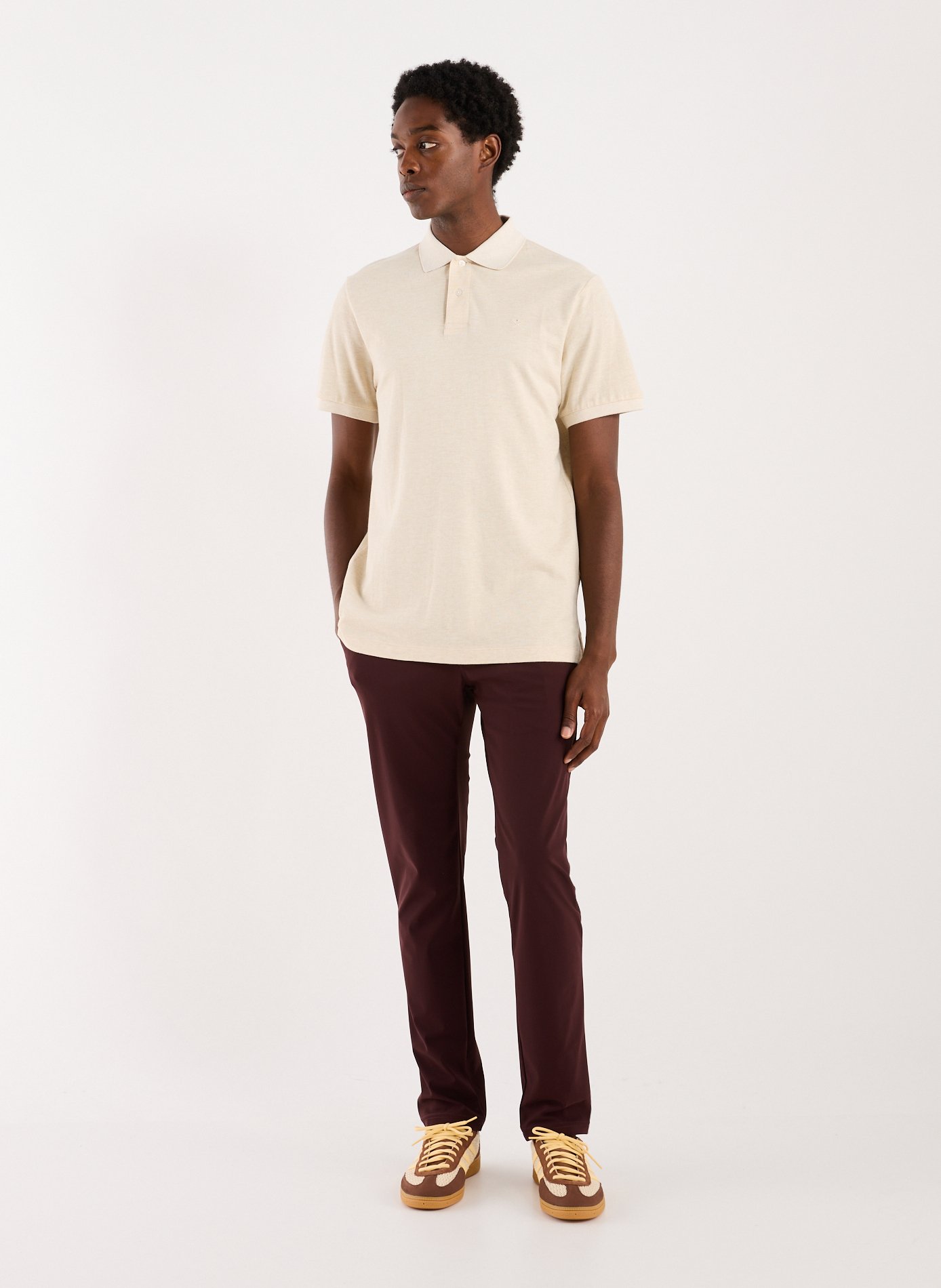 Polo en coton  HACKETT Beige