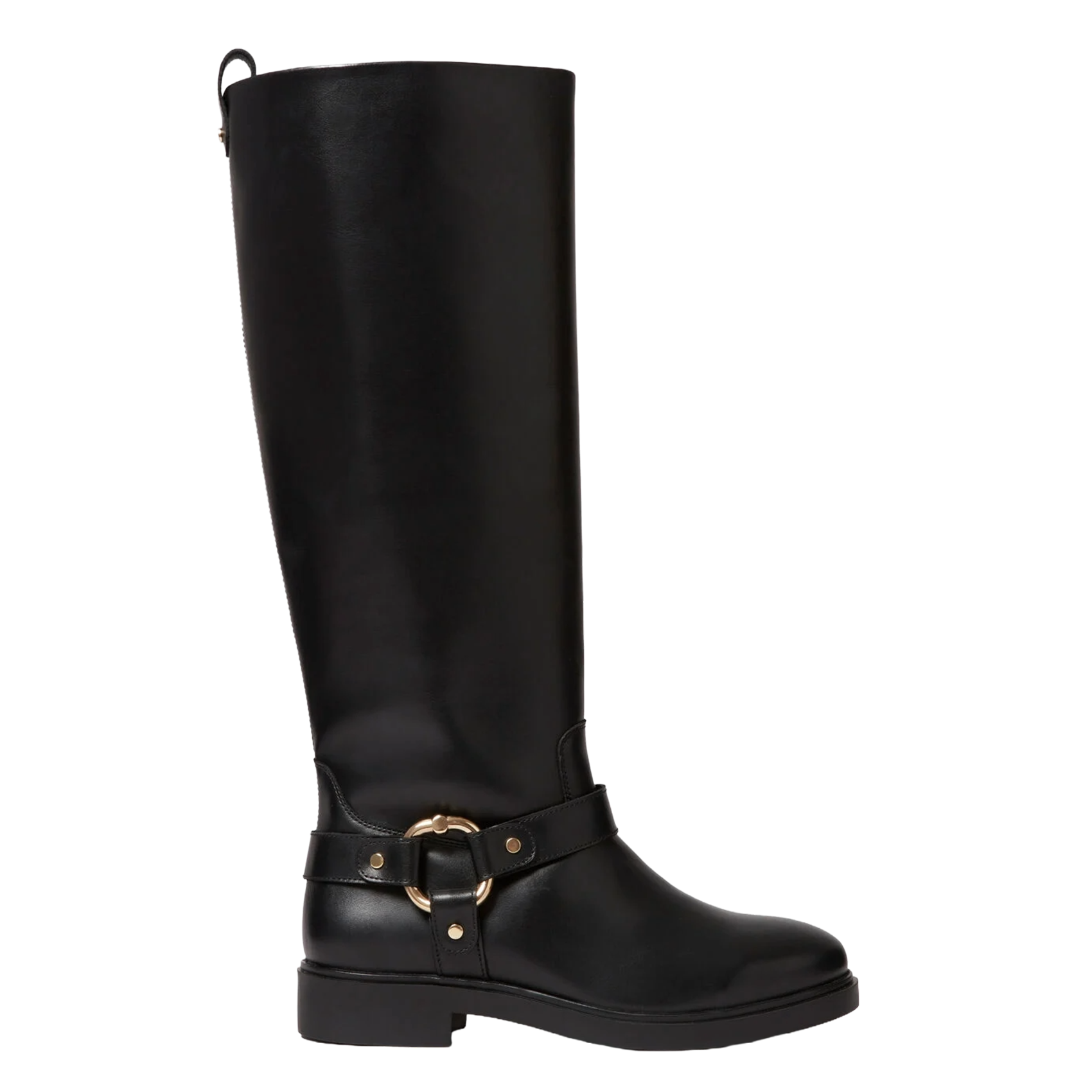 Bottes unies en cuir CLAUDIE PIERLOT Noir