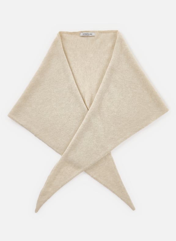 Wool-blend scarf Beige by LE 17 SEPTEMBRE LE 17 SEPTEMBRE Wool-blend scarf Beige