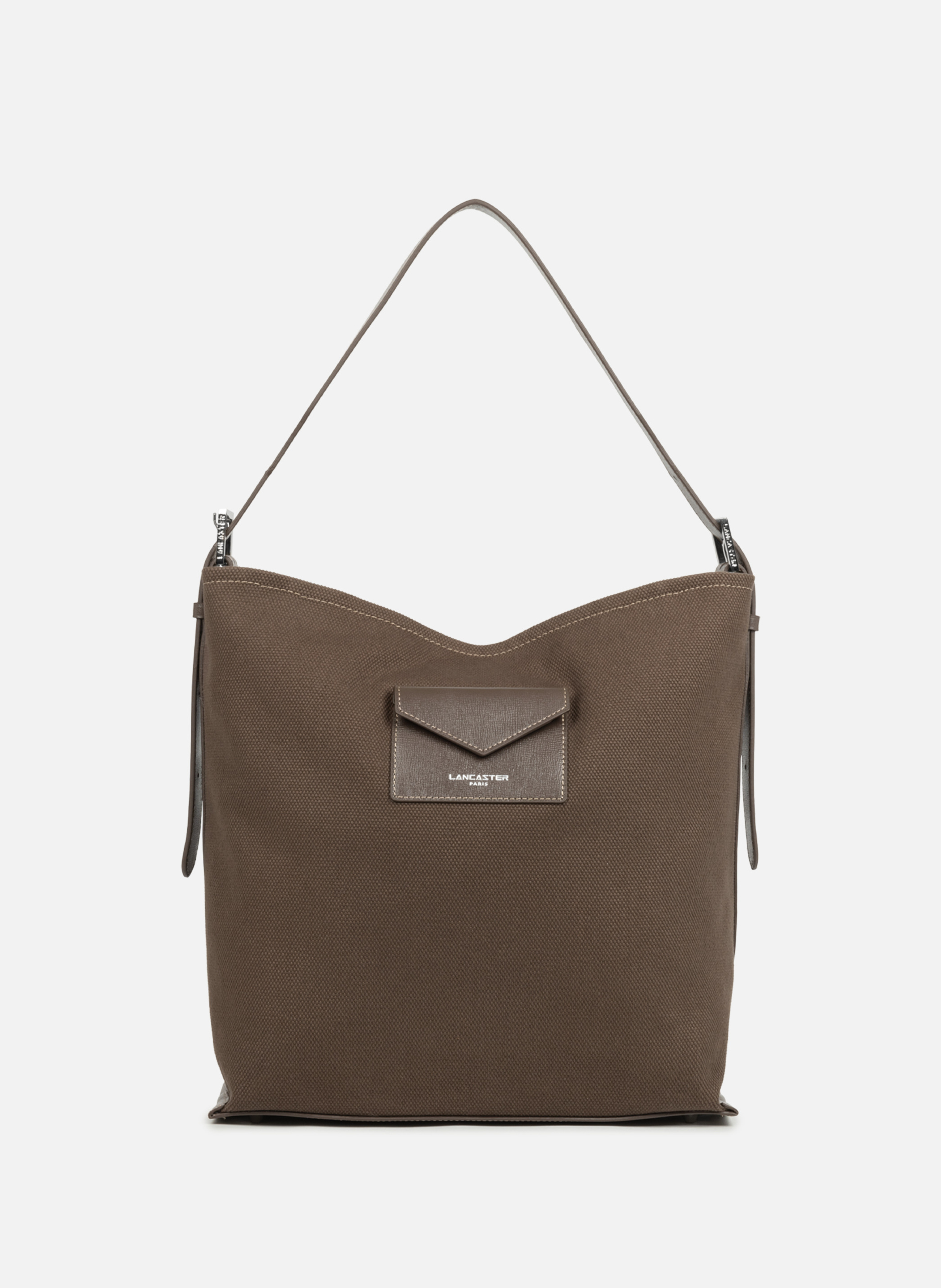 LANCASTER Grand sac seau - canvas kba Marron
