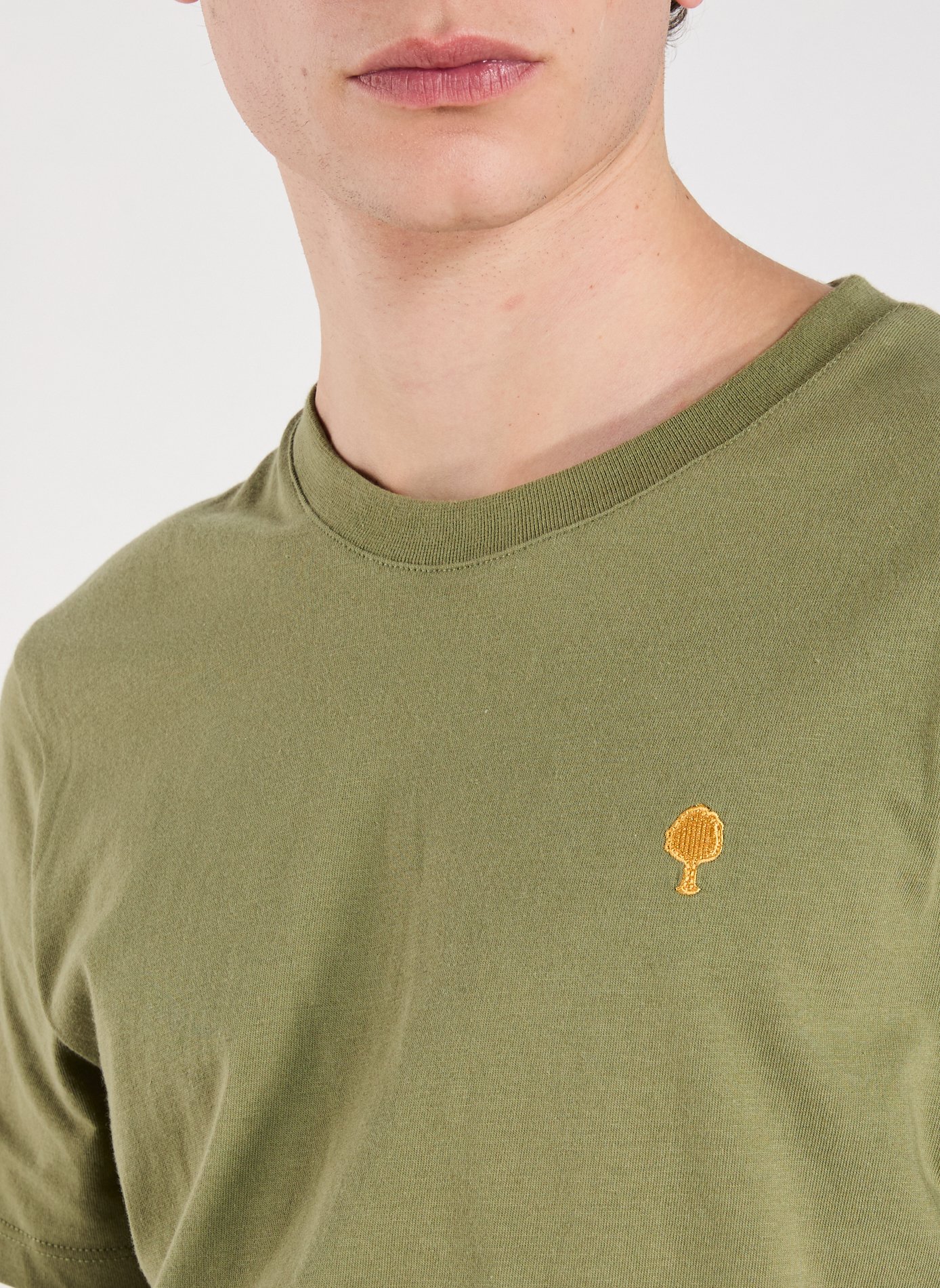 Short-Sleeve Cotton T-Shirt  FAGUO Khaki