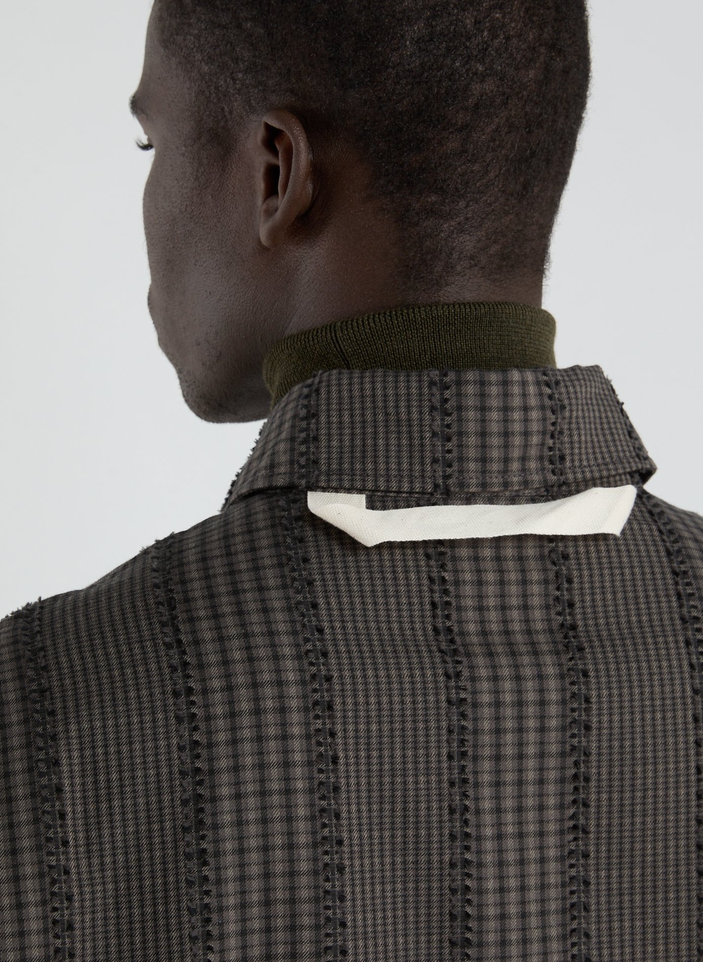 Veste rayée en coton mélangée MERELY MADE Gris