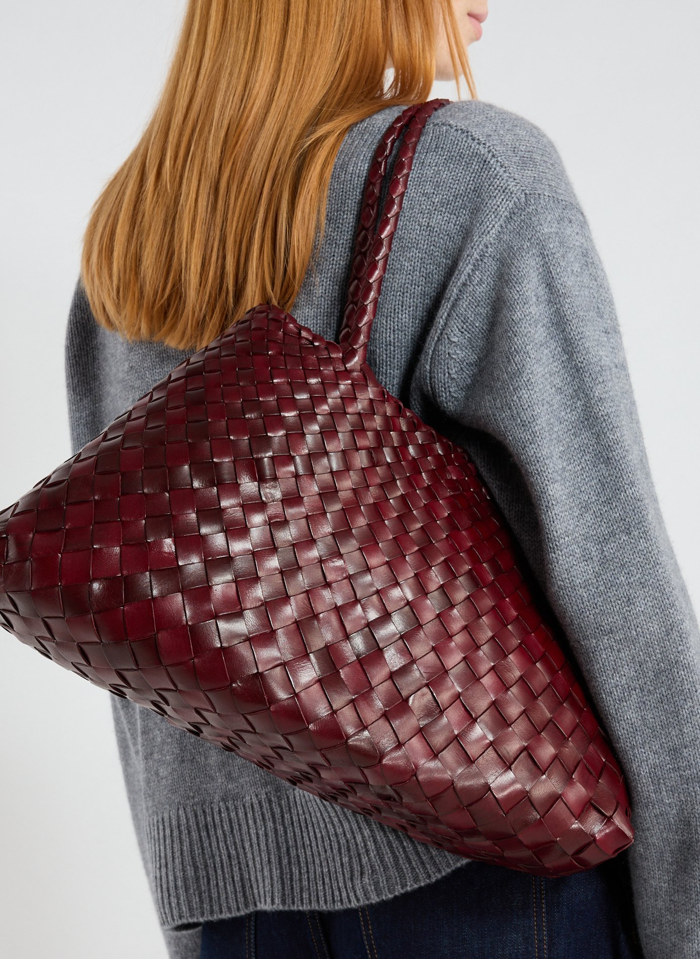 Sac cabas Santa Croce Big DRAGON DIFFUSION Rouge