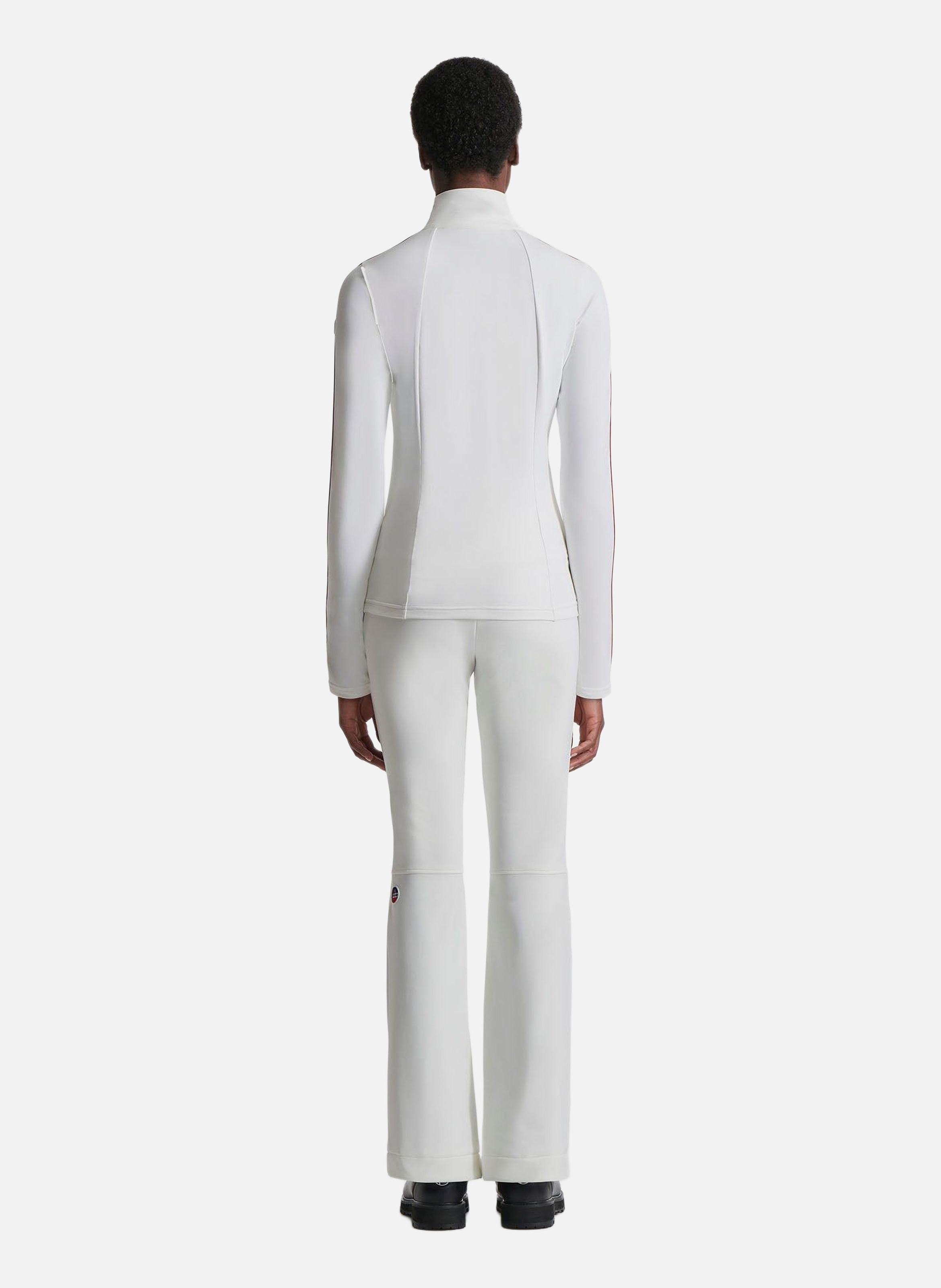 Sous pull stellia col montant coupe ajustée FUSALP Blanc