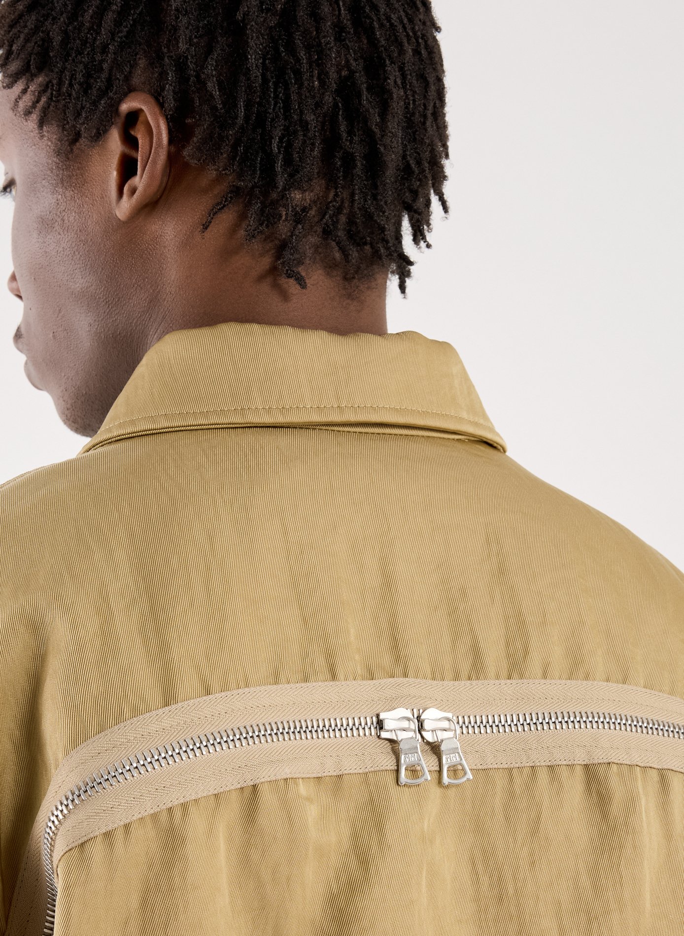 Plain bomber jacket DRIES VAN NOTEN Beige