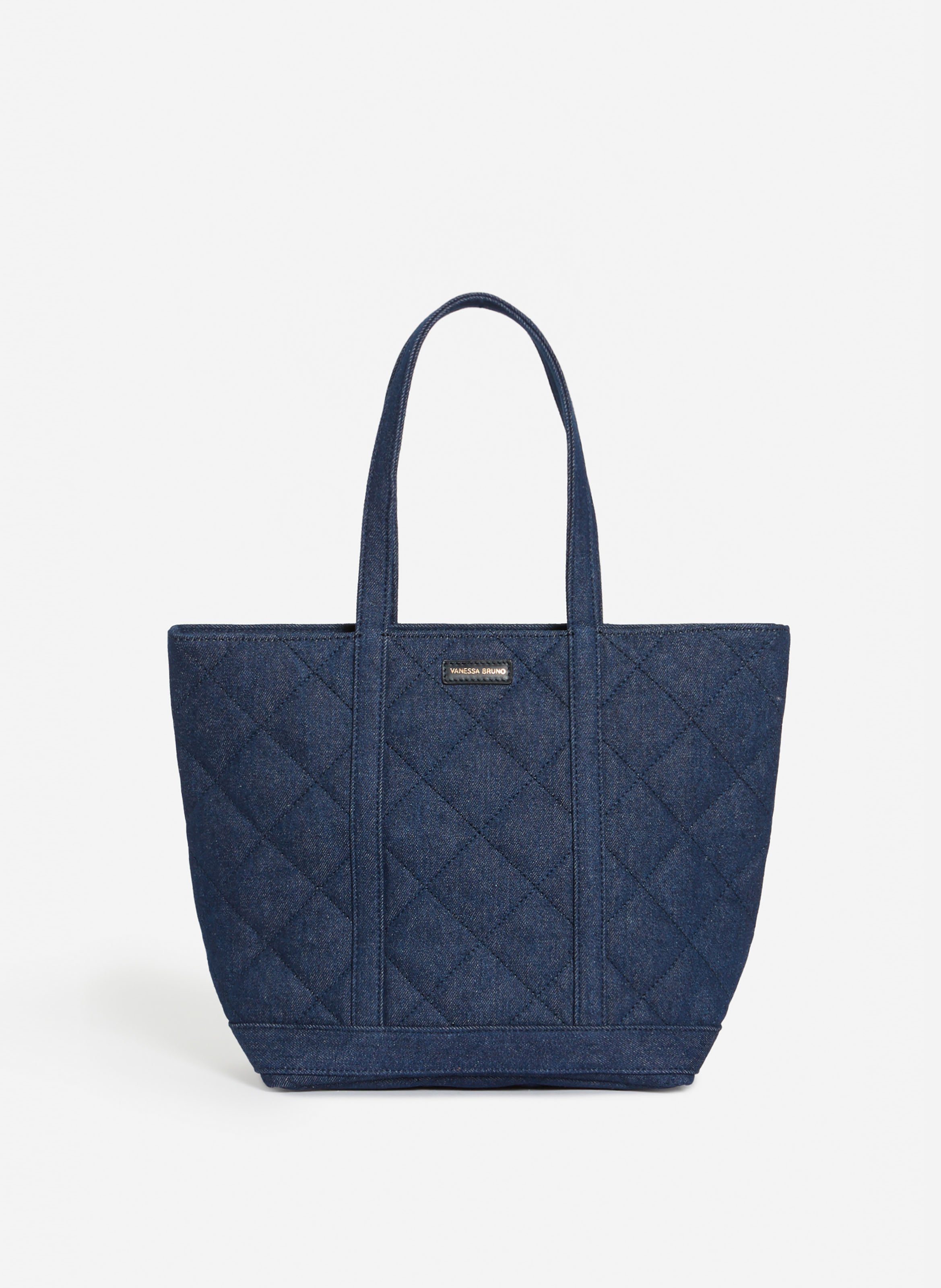Cabas m en coton matelassé VANESSA BRUNO Bleu