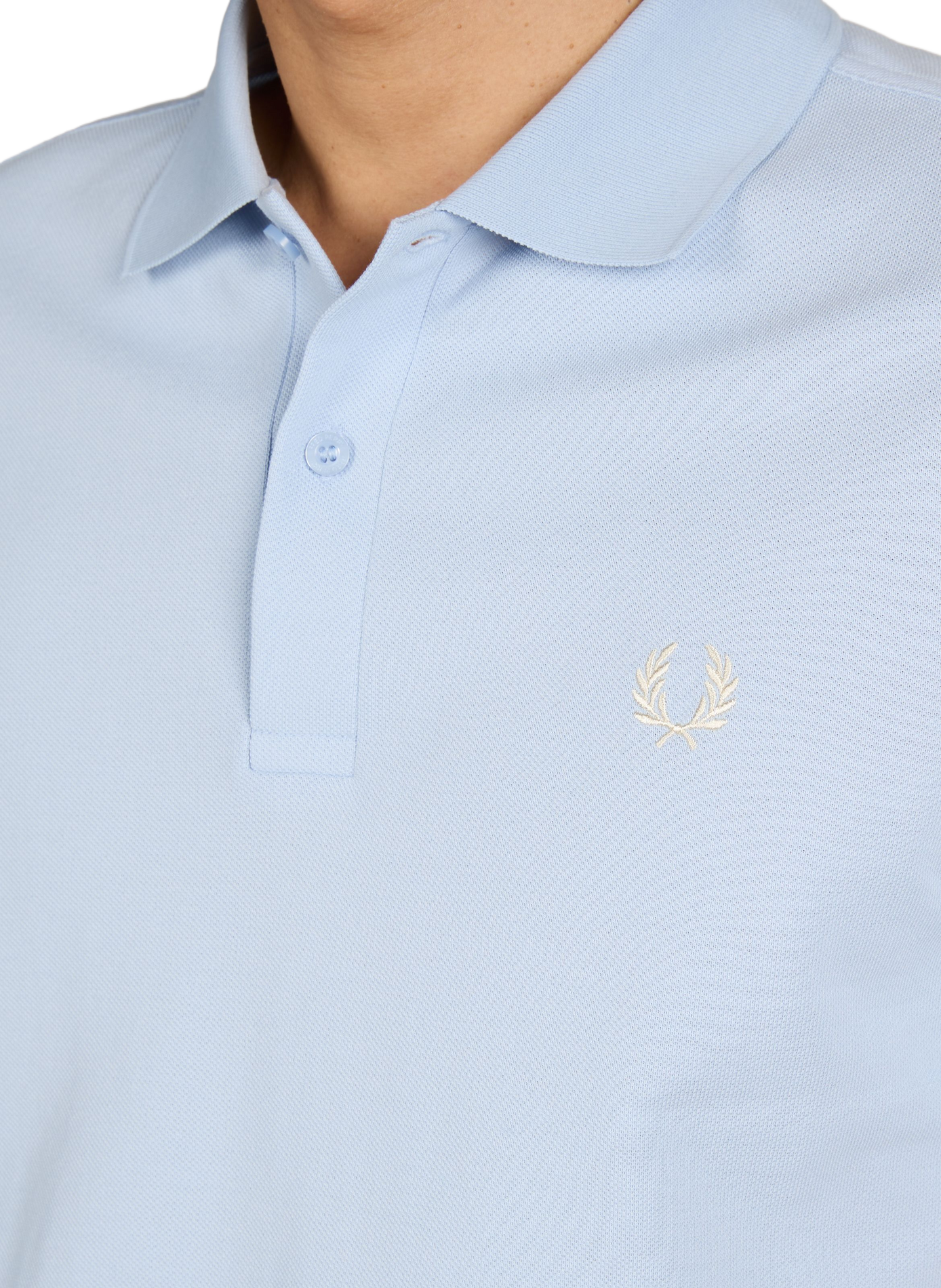 Cotton pique polo shirt FRED PERRY Blue