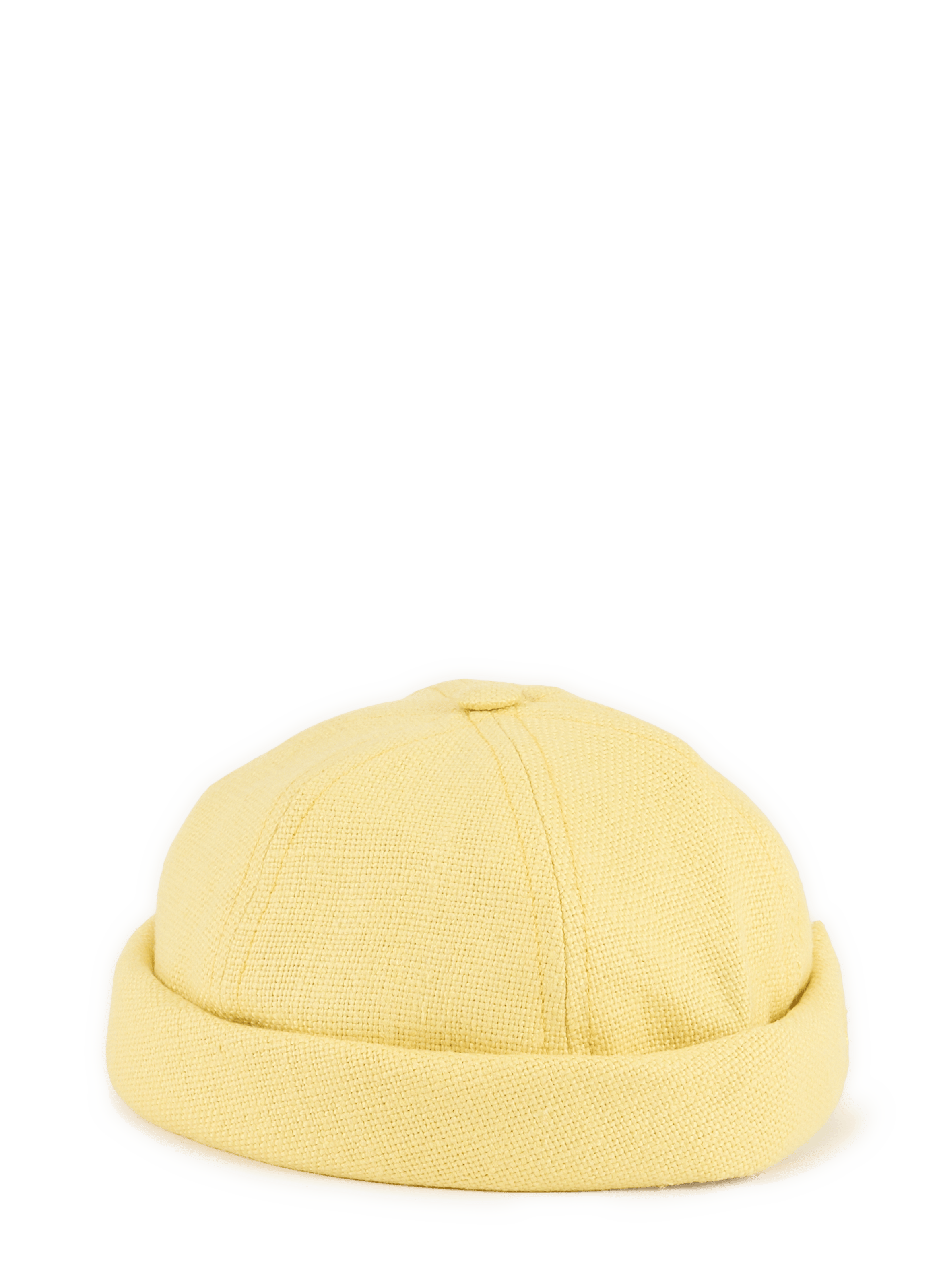 Textured cotton hat BETON CIRE Yellow