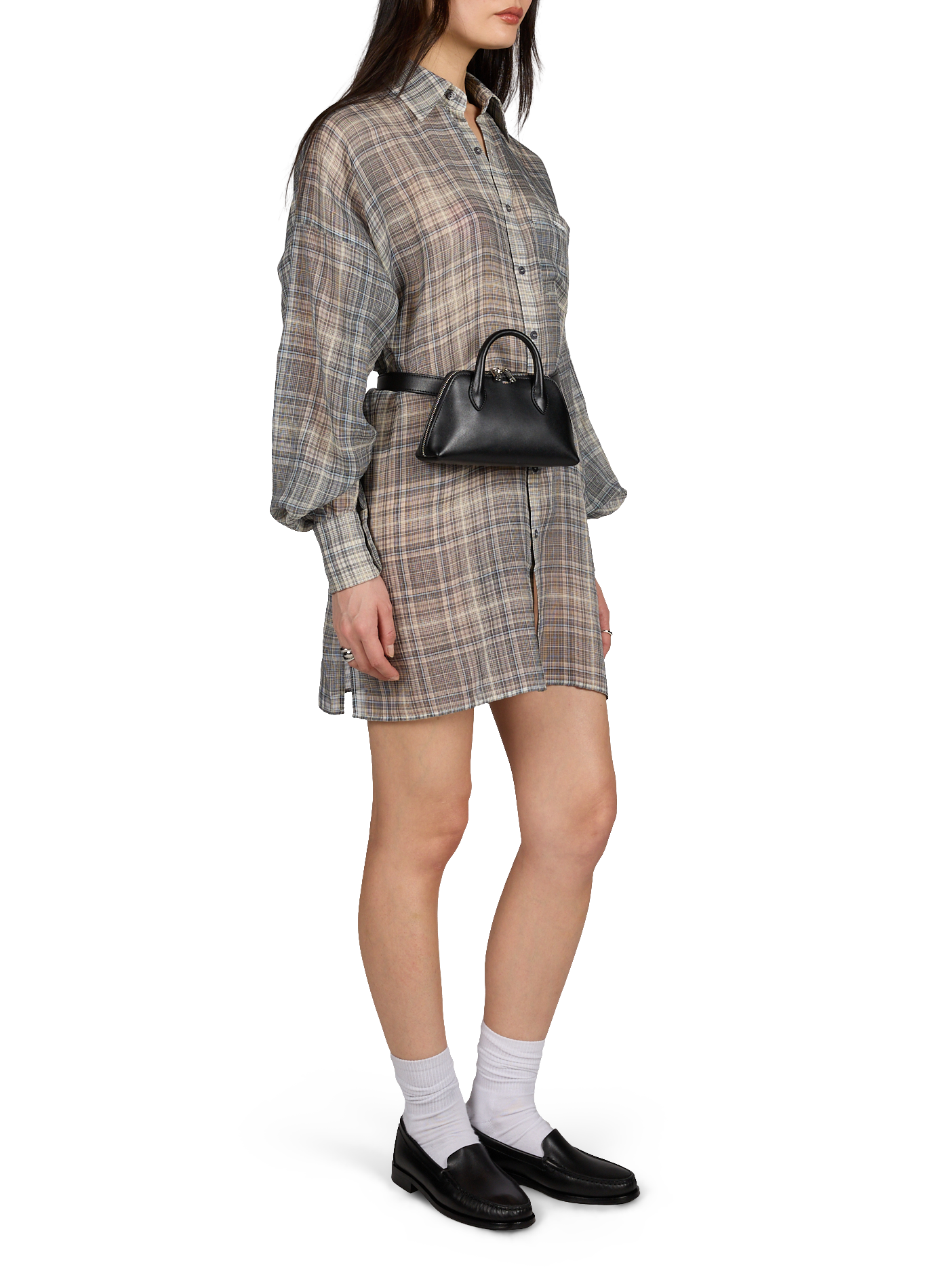 Calf leather Duffle handbag COPERNI Black