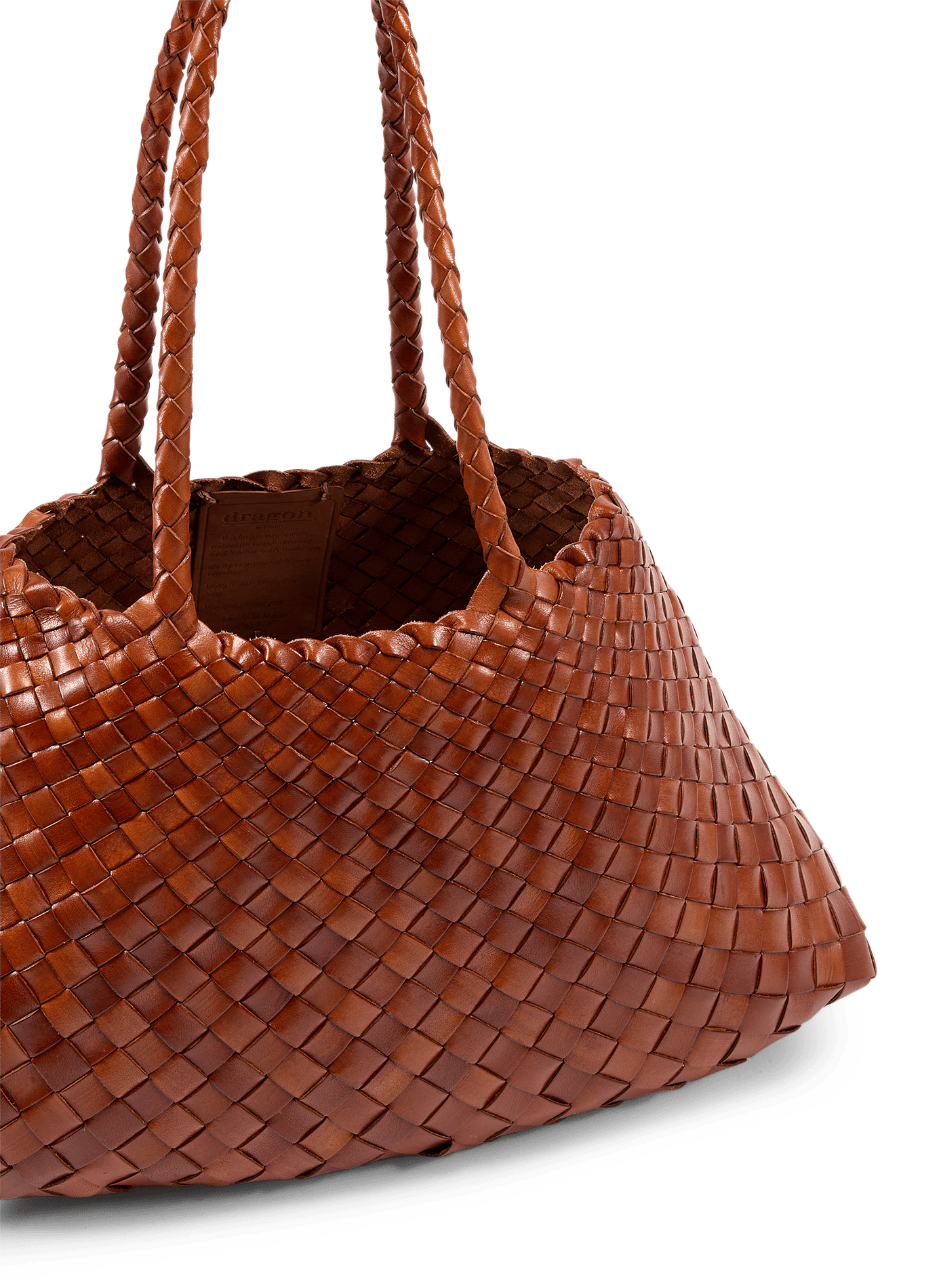 Sac cabas Santa Croce Big DRAGON DIFFUSION Marron