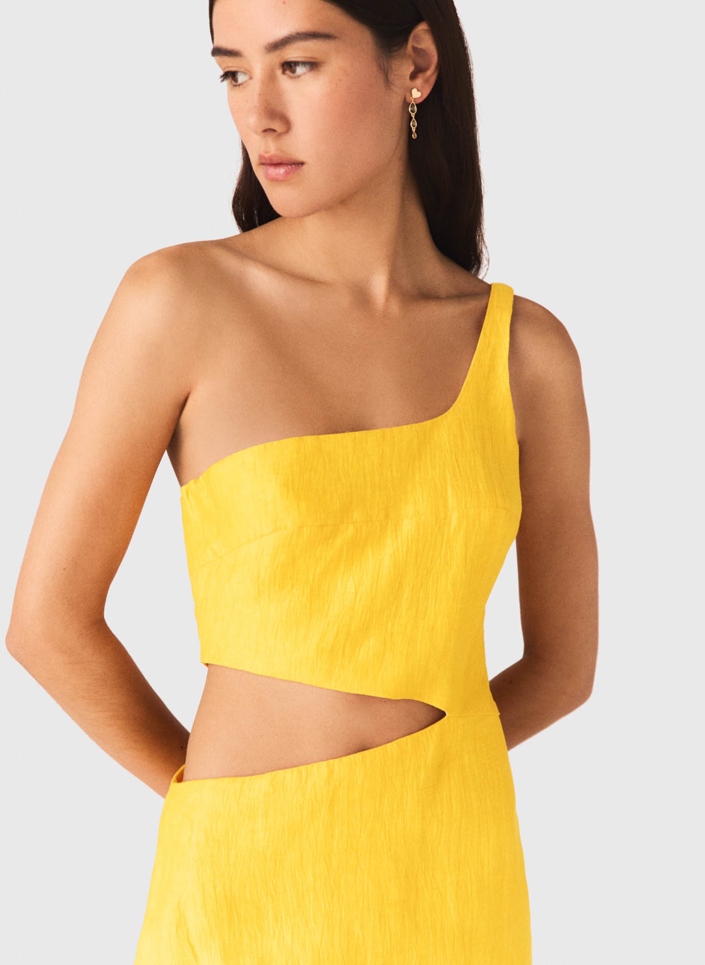 Boucles d'oreilles pendantes MAJE Doré