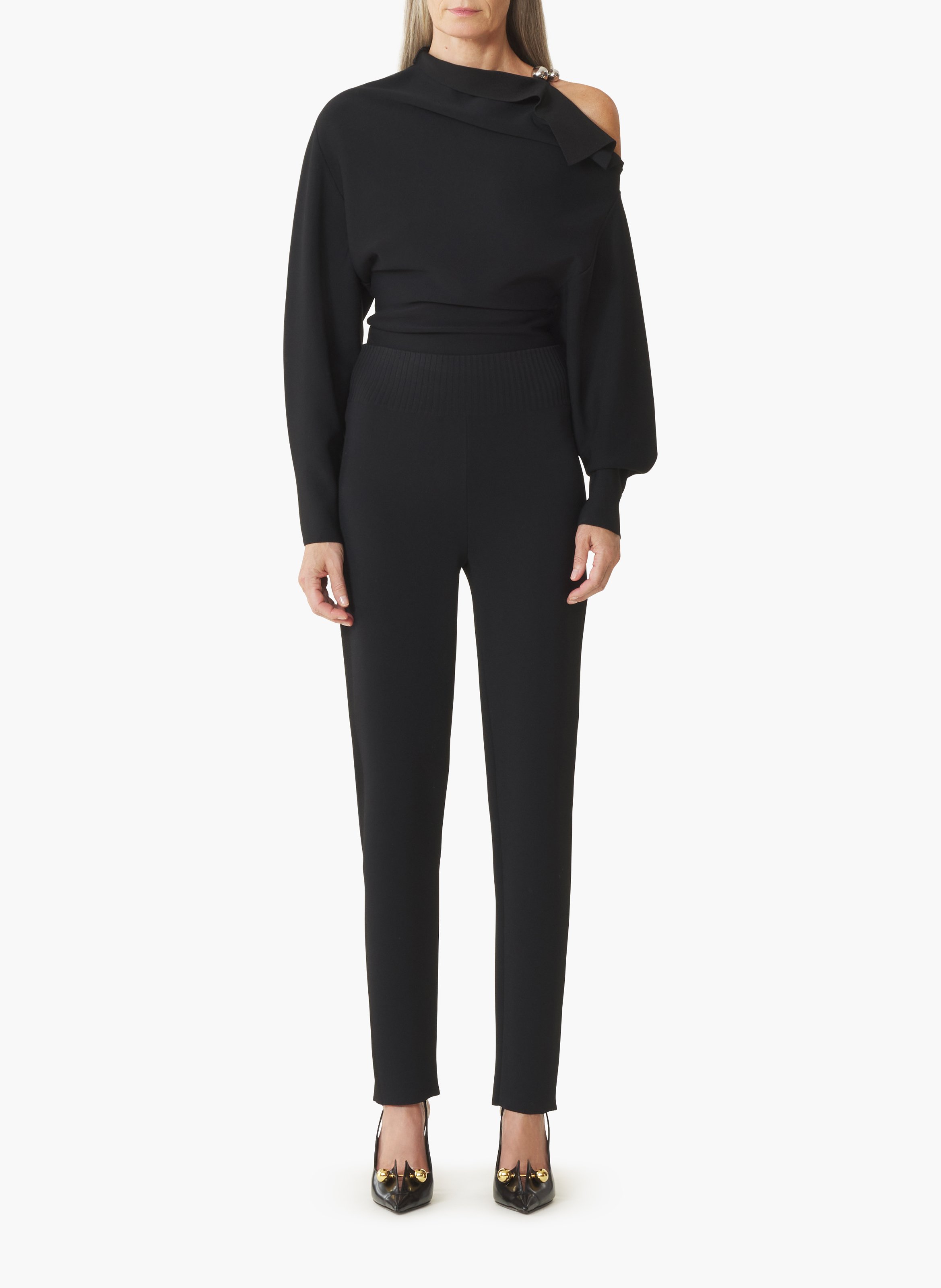 Legging en viscose LANVIN Noir