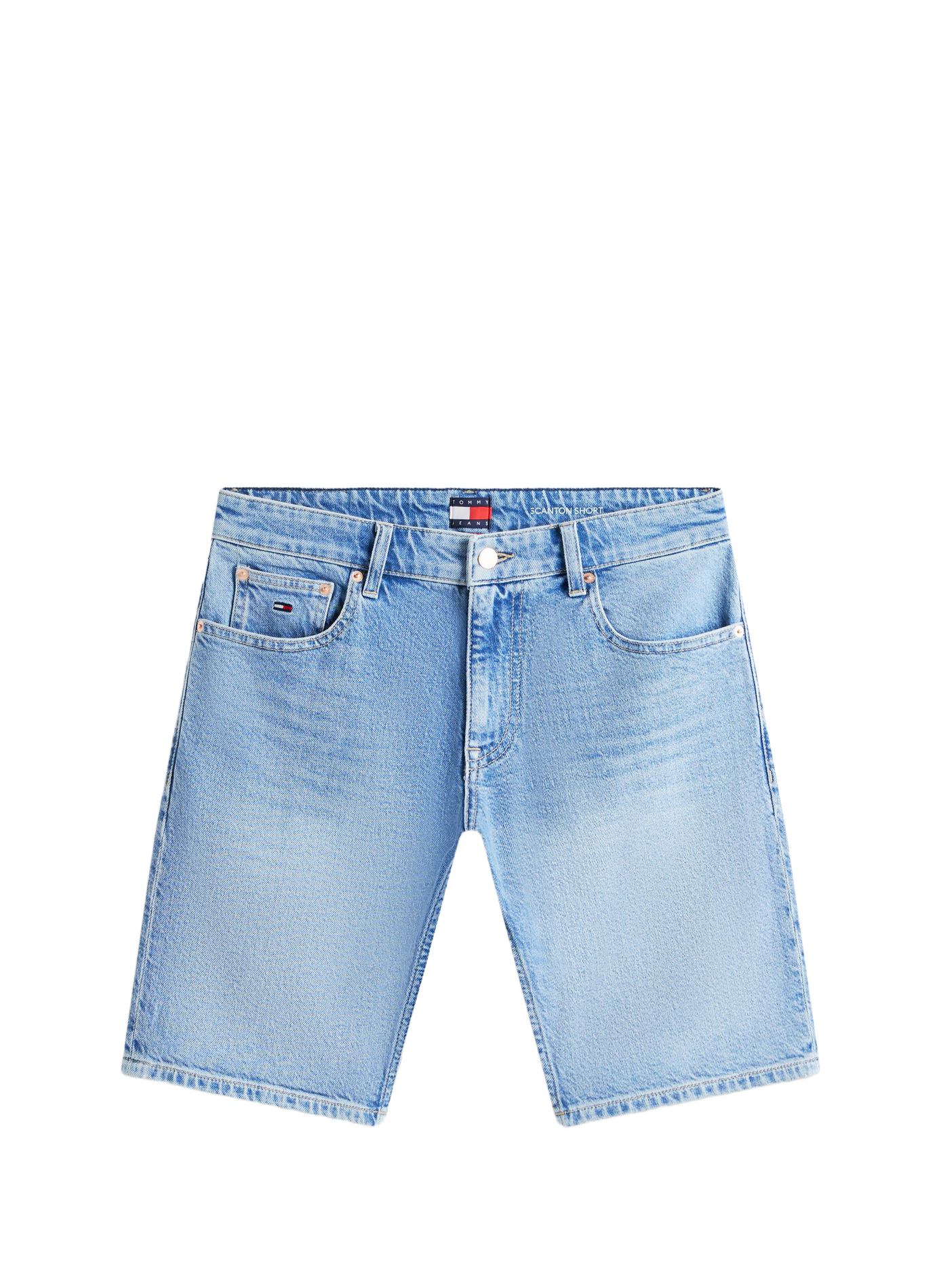 Short slim Scanton in blended cotton TOMMY HILFIGER Blue