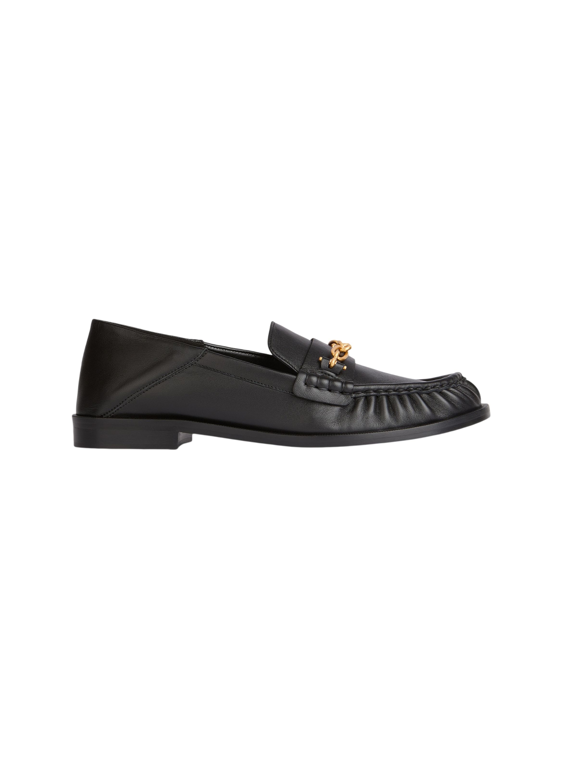 Mocassins sync en cuir lisse BALMAIN Noir