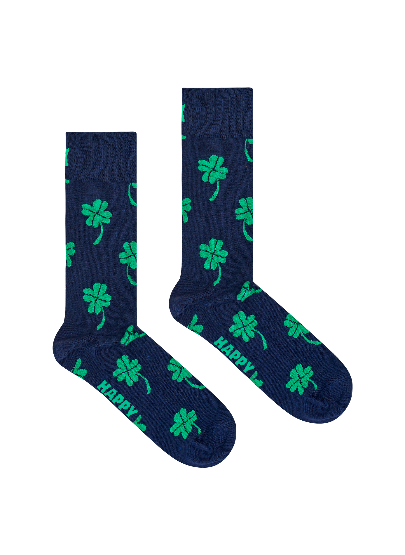 Calcetines con estampado de trébol en mezcla de algodón HAPPY SOCKS Multicolor